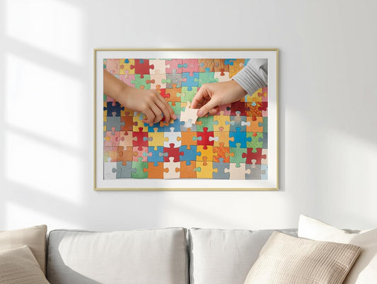 How to Frame Your Finished Puzzle Like a Pro