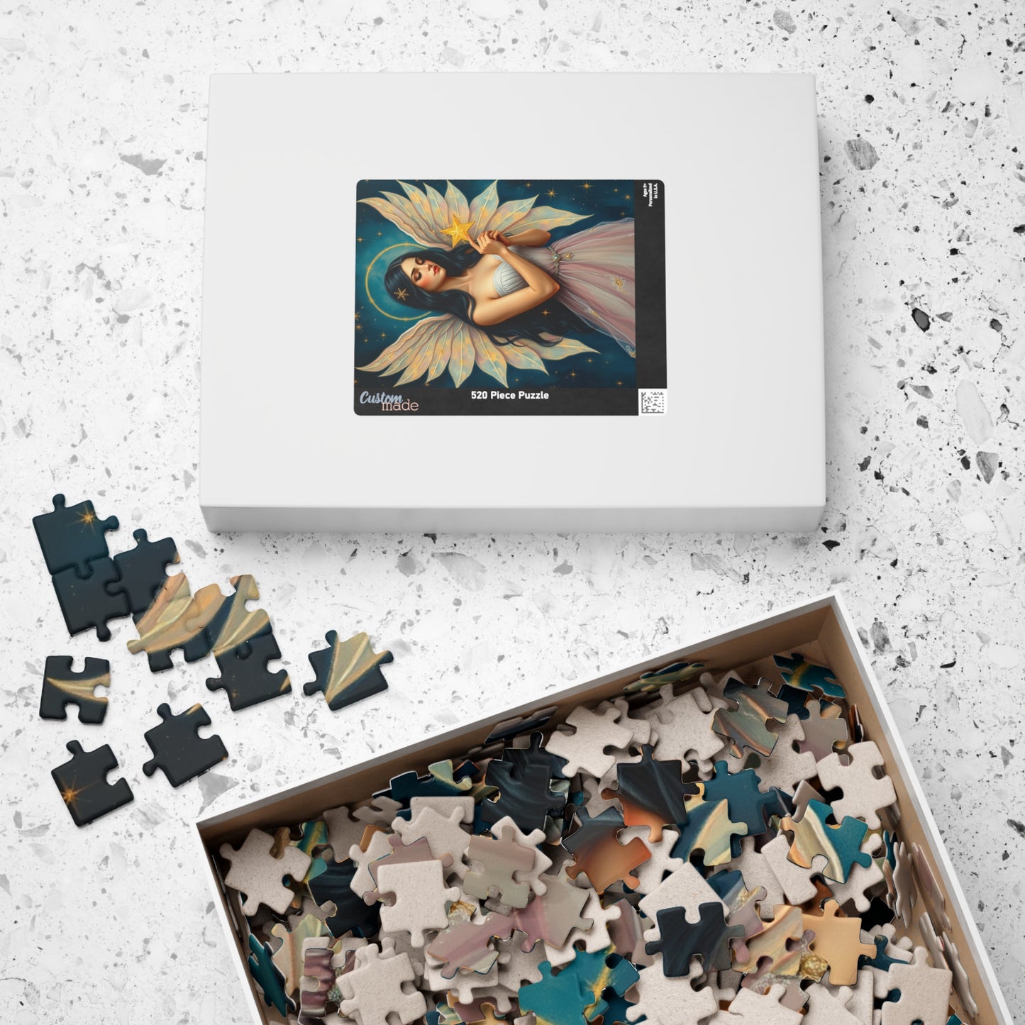Whimsical Fairy Puzzle, Enchanting Jigsaw Game for All Ages, Perfect Gift for Birthdays, Family Gatherings, Cozy Nights In, Quiet Leisure