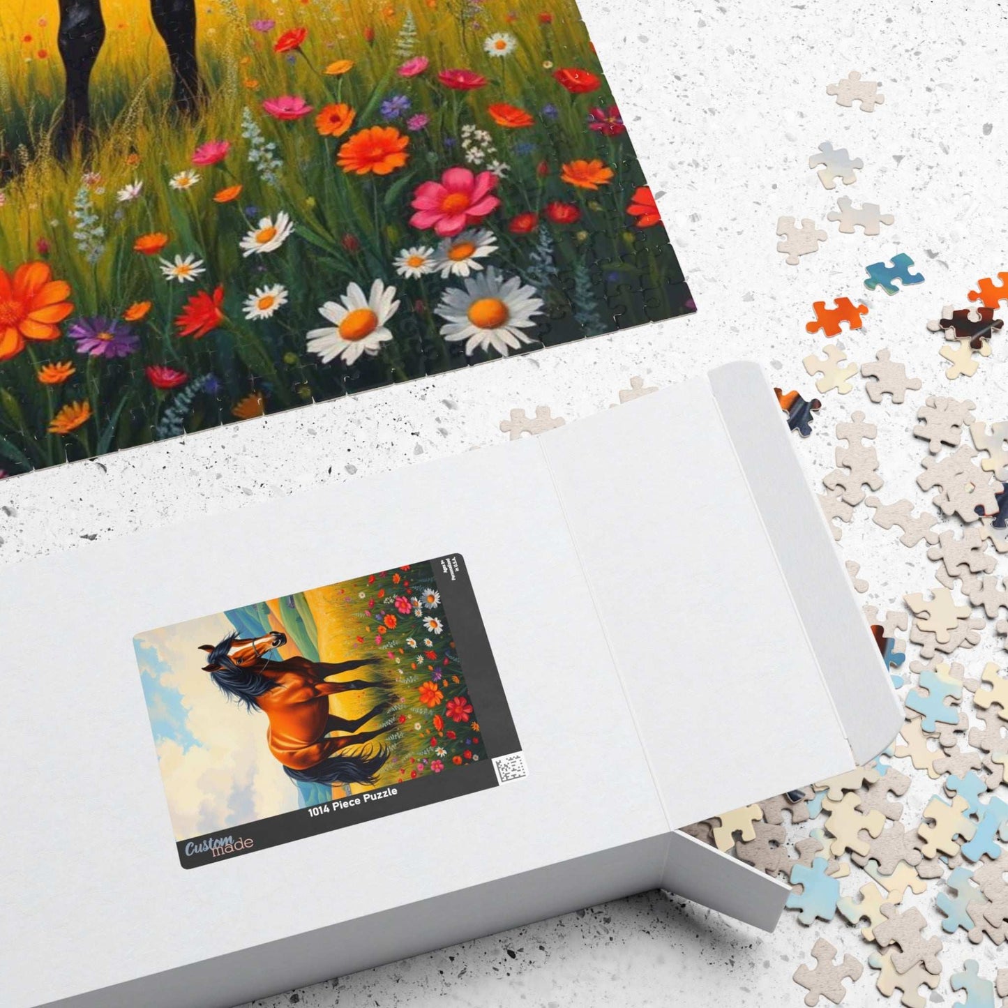 Horse Lover's Puzzle, 110-1014 Piece Equestrian Jigsaw Game, Nature Theme Gift for Animal Enthusiast, Family Fun Mindful Activity, Horse Art Puzzle The Puzzle Chest