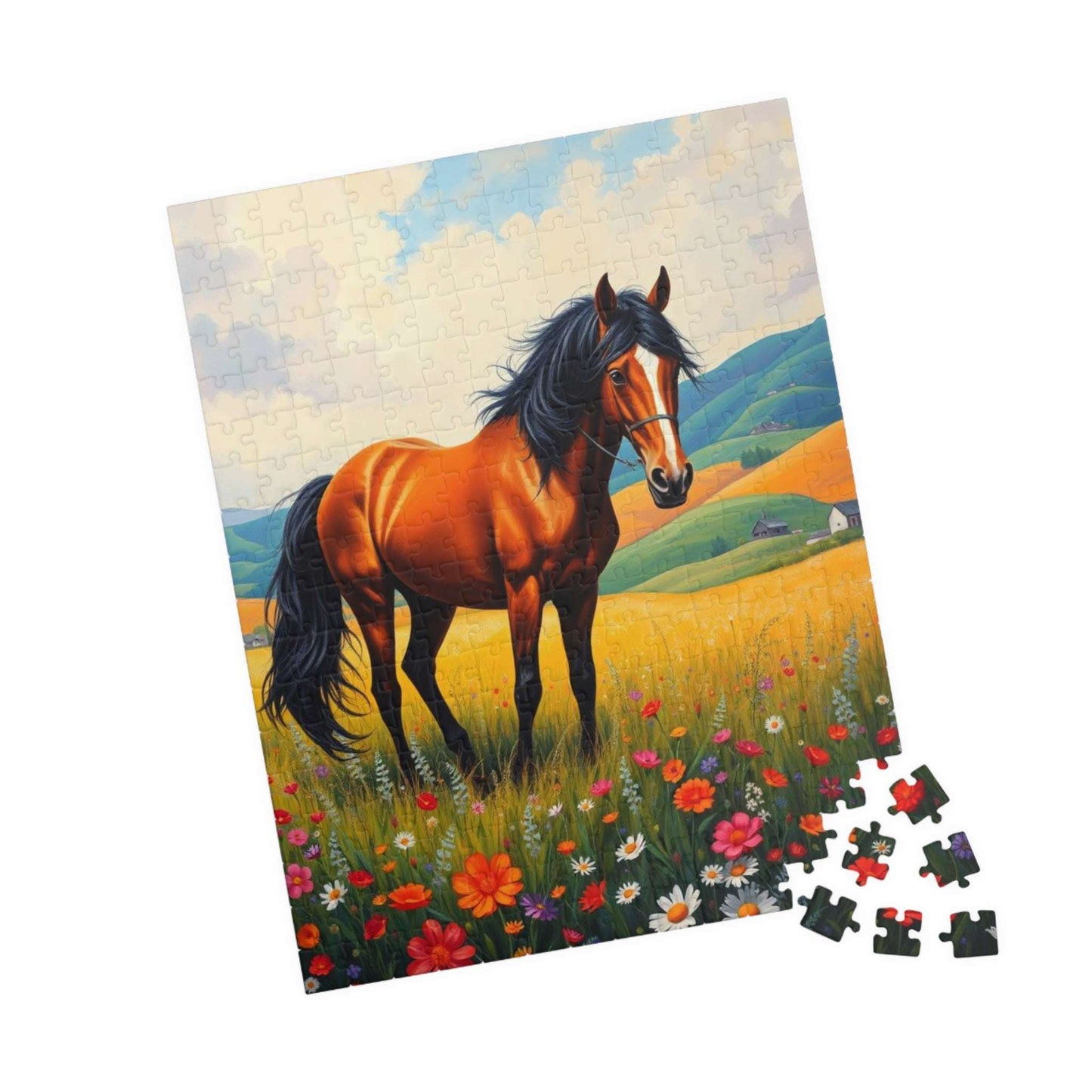 Horse Lover's Puzzle, 110-1014 Piece Equestrian Jigsaw Game, Nature Theme Gift for Animal Enthusiast, Family Fun Mindful Activity, Horse Art Puzzle The Puzzle Chest