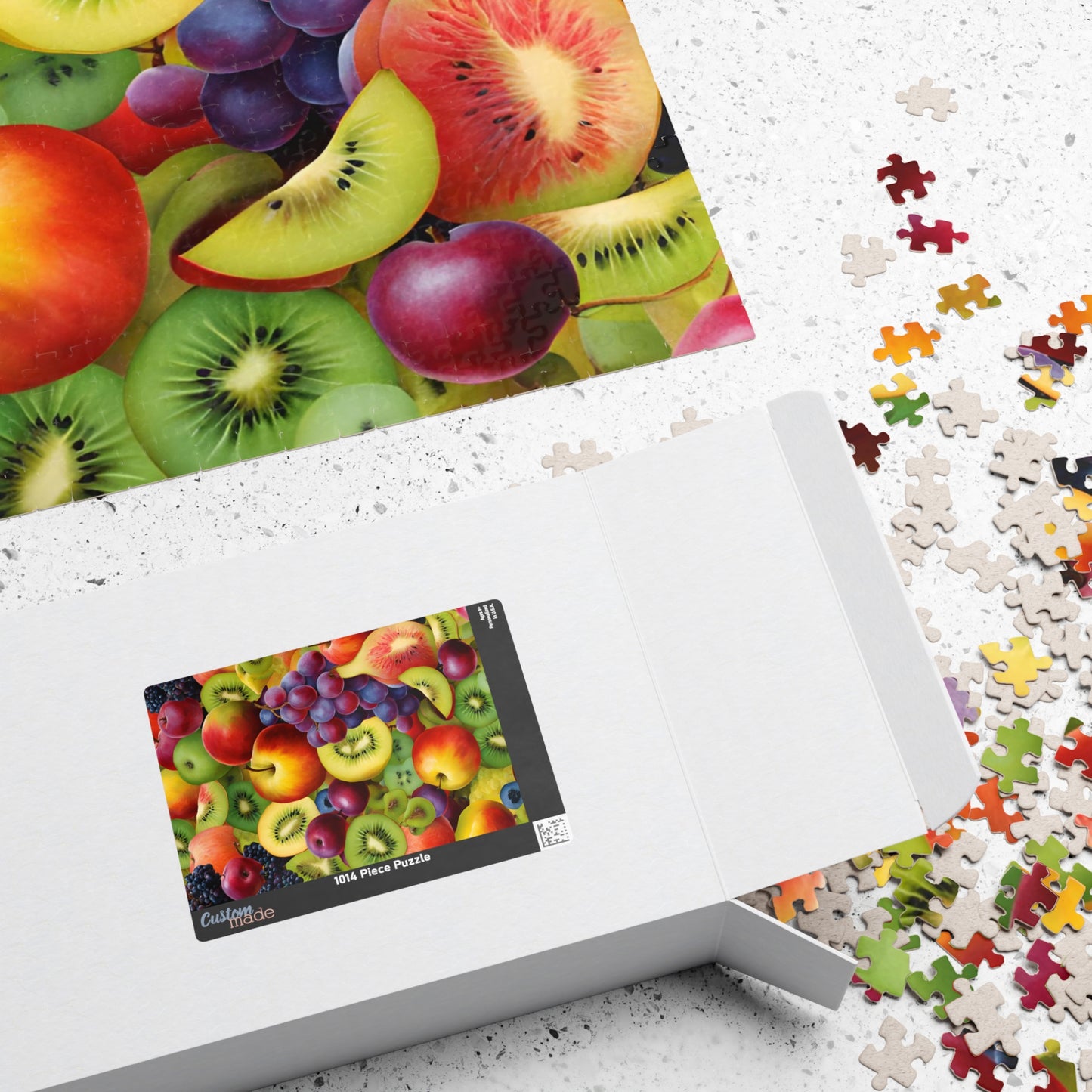 Chaotic Fruit Jigsaw Puzzle - Colorful Collage, 110 252 520 1014 Piece, Fruit Lover Gift for Friends, Family Activity, Creative Hobby Puzzle The Puzzle Chest
