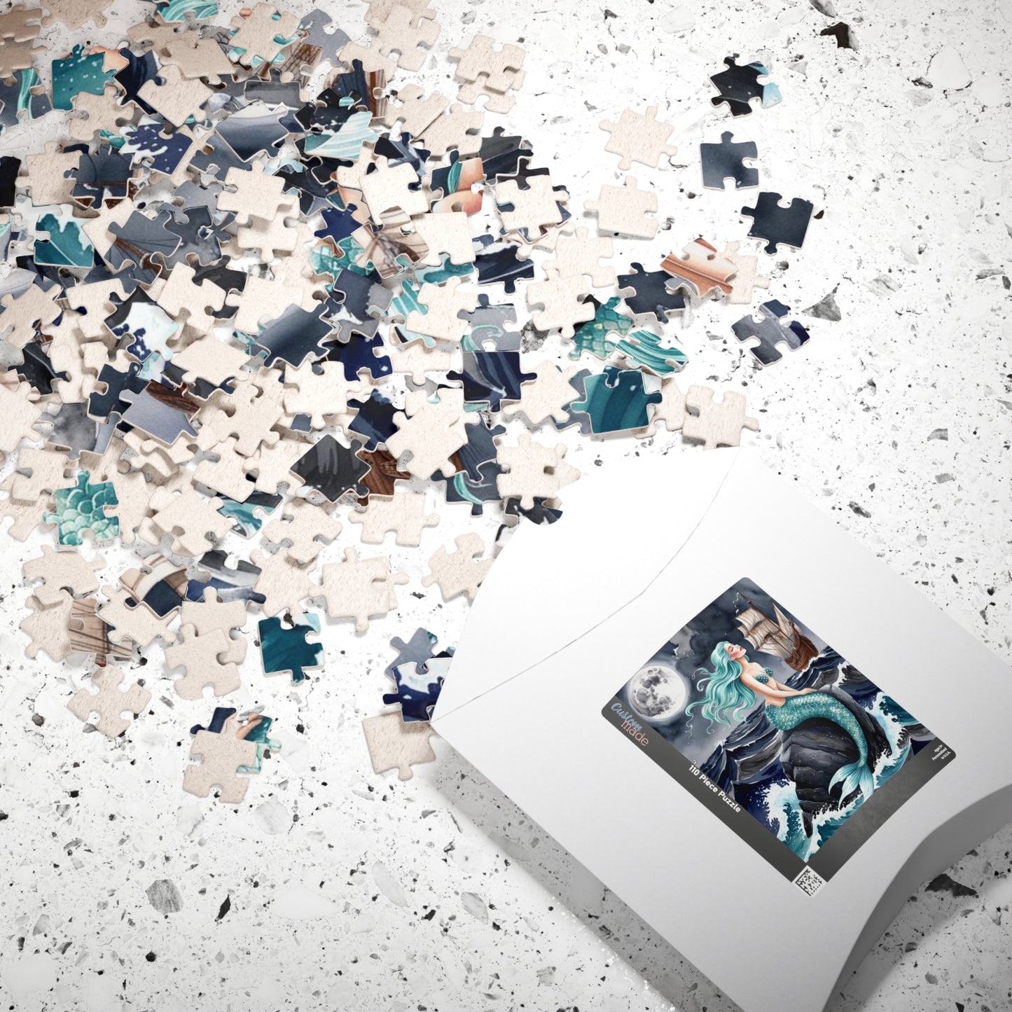 Siren Jigsaw Puzzle, Ocean Themed Mythical Creature, Sea Maiden Puzzle, Game for Fun Family Activity, Bonding and Entertainment, Hobby Puzzle The Puzzle Chest