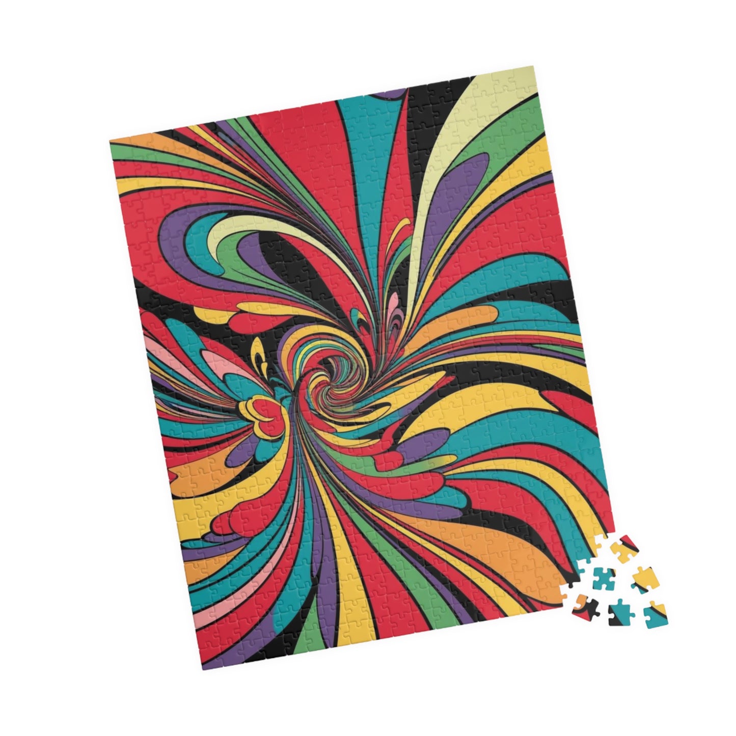 Colorful Swirl Puzzle - Pop Art Jigsaw Puzzle for Adults Puzzle The Puzzle Chest