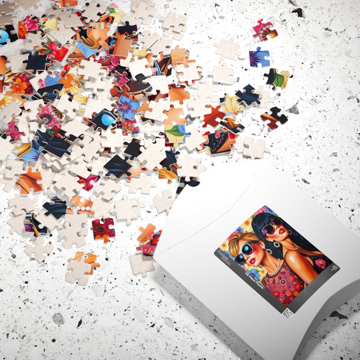 Chic Glamour Puzzle - Pop Art Jigsaw Game, Fashionista Vibes, Home Entertainment, Gift Idea, Family Fun, Brain Teaser, Woman Empowerment Puzzle The Puzzle Chest