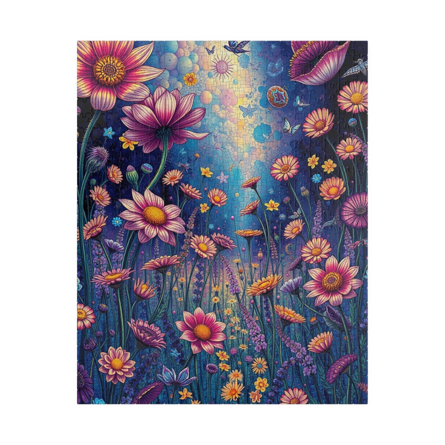 Floral Serenity Puzzle - 110 to 1014 Pieces, Perfect for Family Game Night, Gift for Nature Lovers, Mindful Relaxation, Home Entertainment 520 pcs (Vertical) Puzzle The Puzzle Chest