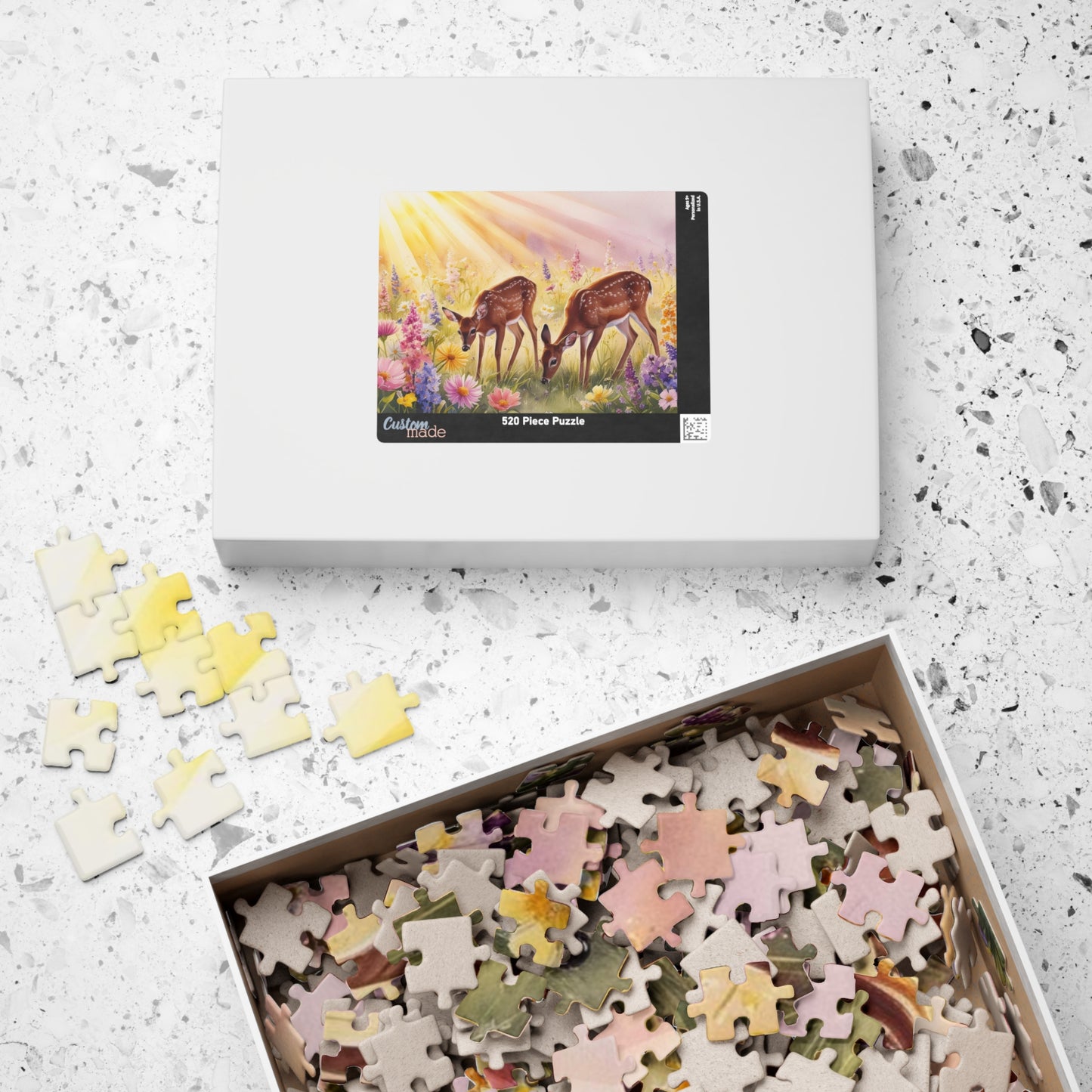 Enchanting Deer Jigsaw Puzzle - 110, 252, 520 & 1014-Piece, Wildlife Theme Nature Lovers Gift for All Occasions, Family Game Night Brain Teaser Puzzle The Puzzle Chest