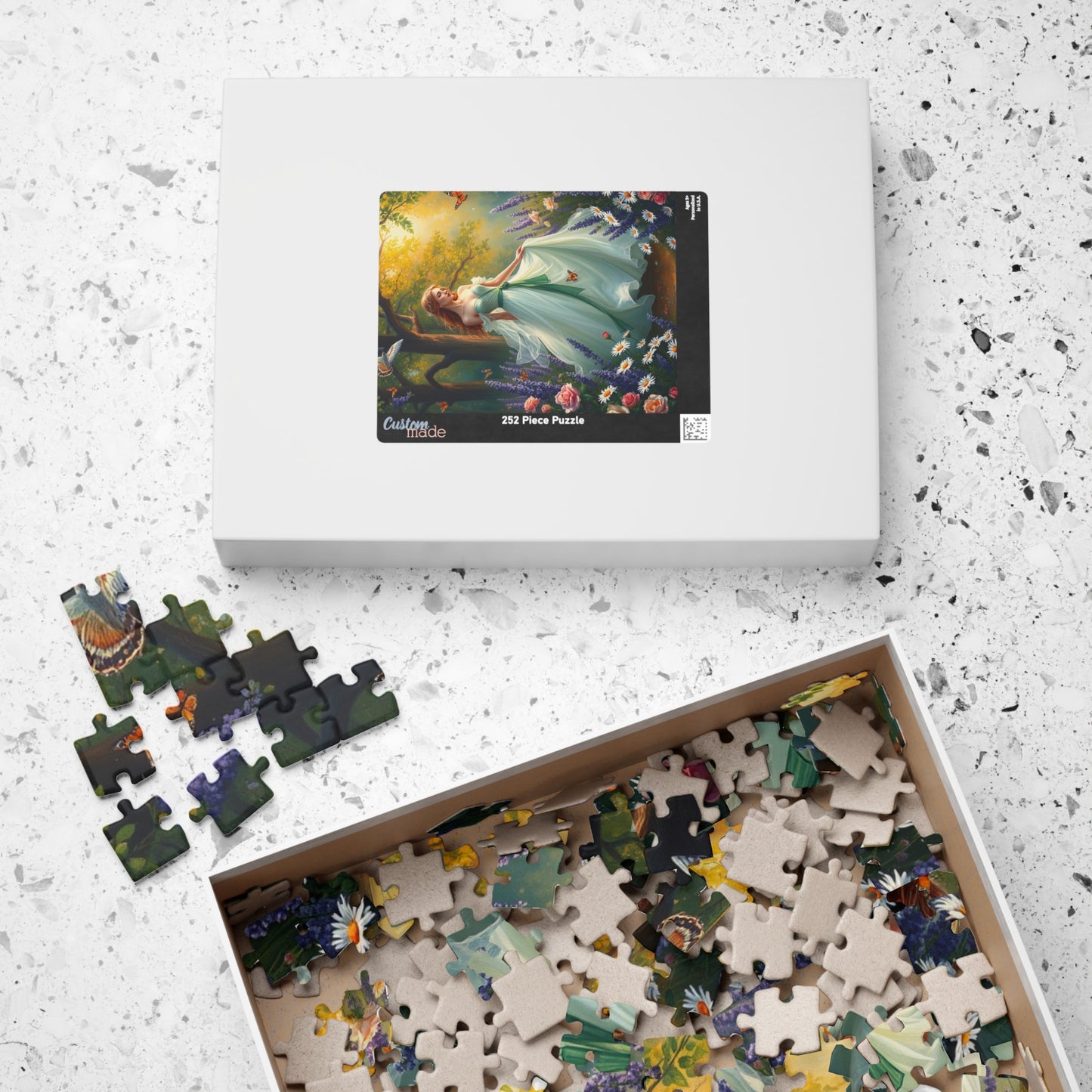 Heavenly Maiden Jigsaw Puzzle, Virgo Zodiac Sign Jigsaw Game, Beautiful Art Puzzle for Adults, Fantasy Lover Gift for Friends, Family Night Puzzle The Puzzle Chest