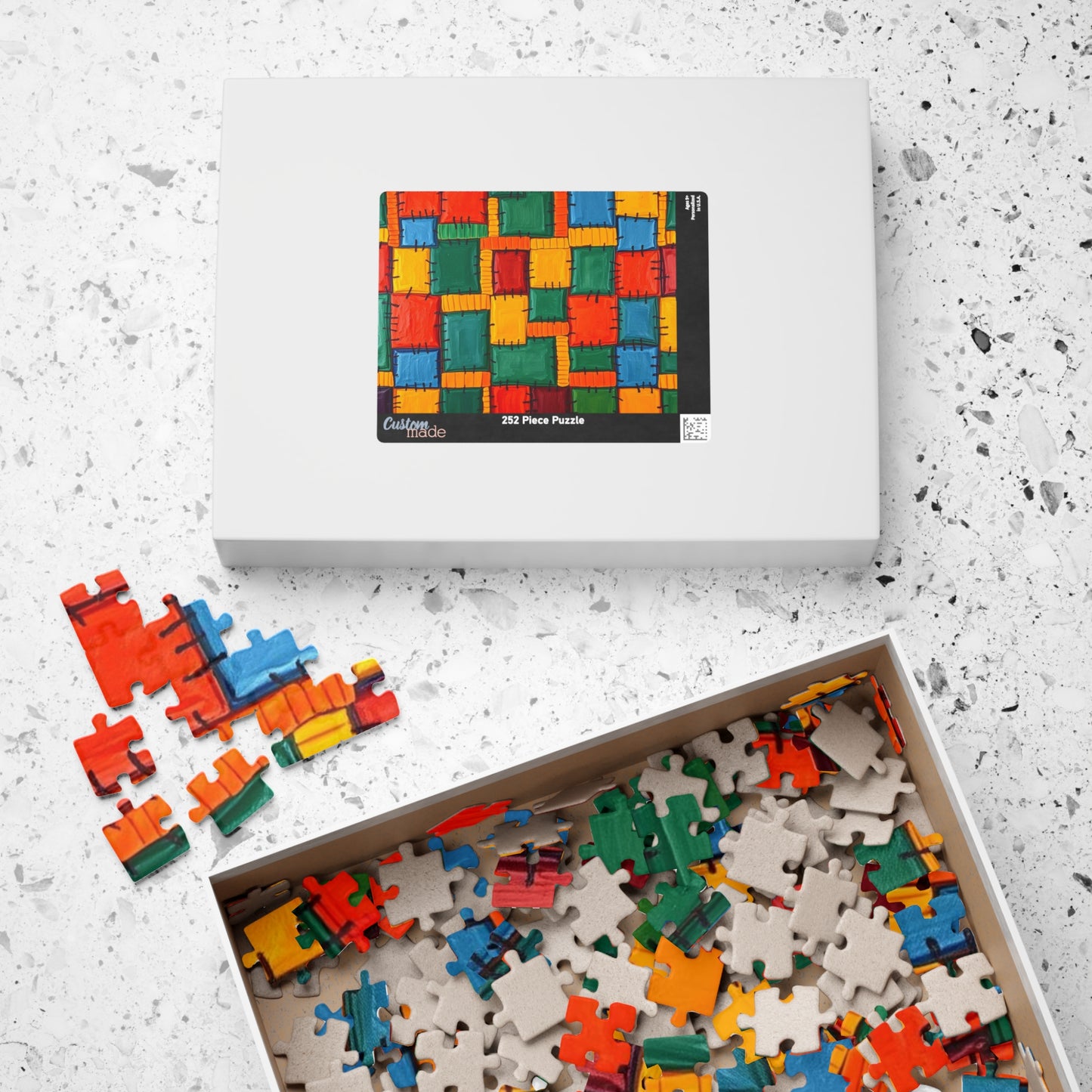 Colorful Puzzle Art - Abstract Jigsaw Game, Fun for Family Nights, Gift for Adults, 110-1014 Piece Family Activity, Game Nights Puzzle The Puzzle Chest