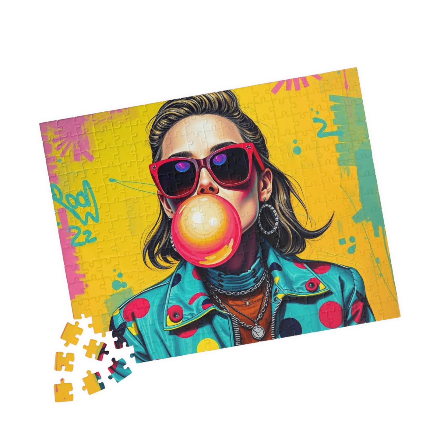 Retro Pop Art Jigsaw Puzzle | Fun Gift for Adults, Home Entertainment, Unique Collectible, Great for Parties and Family Nights Puzzle The Puzzle Chest