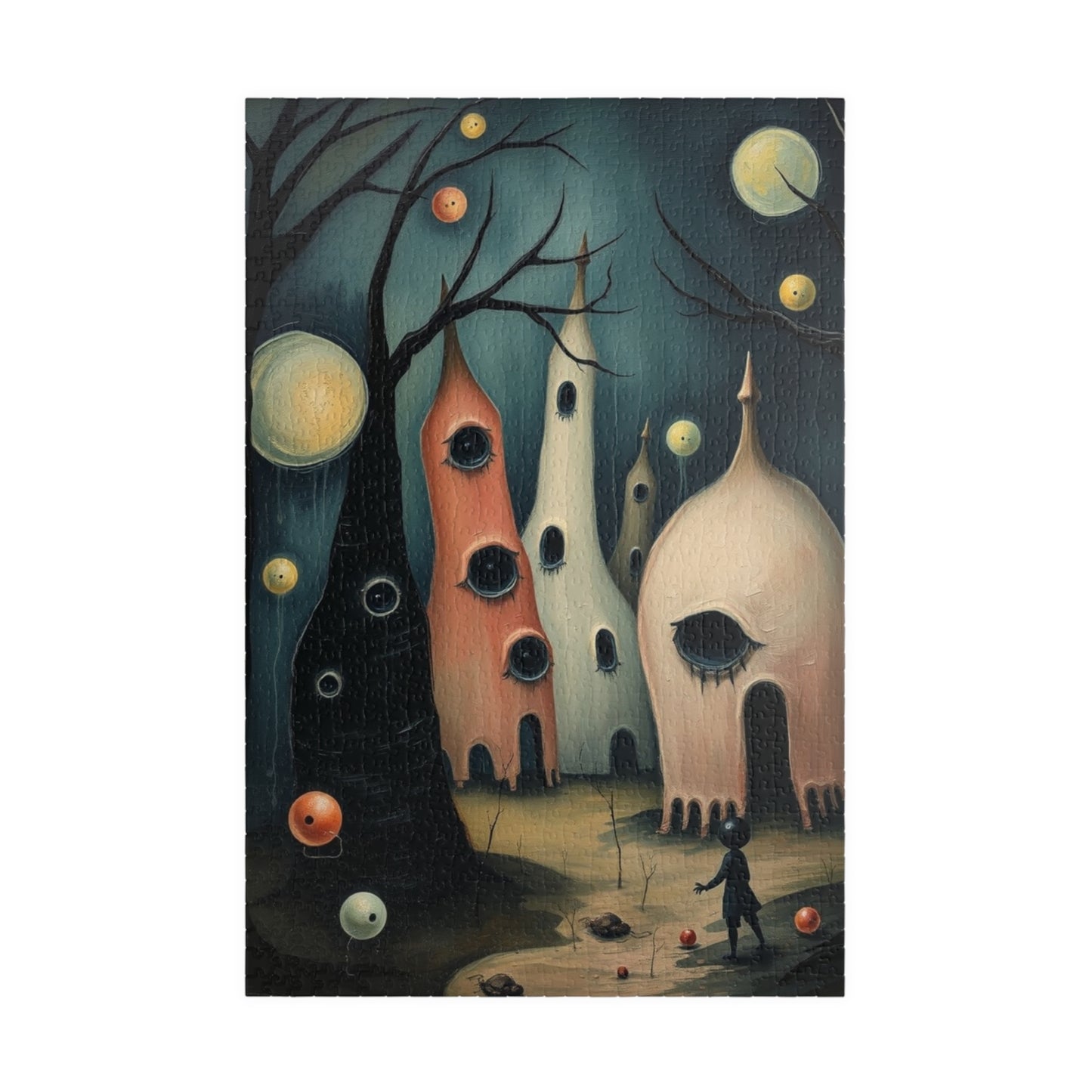 Whimsical Art Puzzle - Enchanting Dreamscape, 110-1014 pieces, Perfect Gift for Art Lovers, Family Fun Activity, Unique Home Entertainment 1014 pcs (Vertical) Puzzle The Puzzle Chest