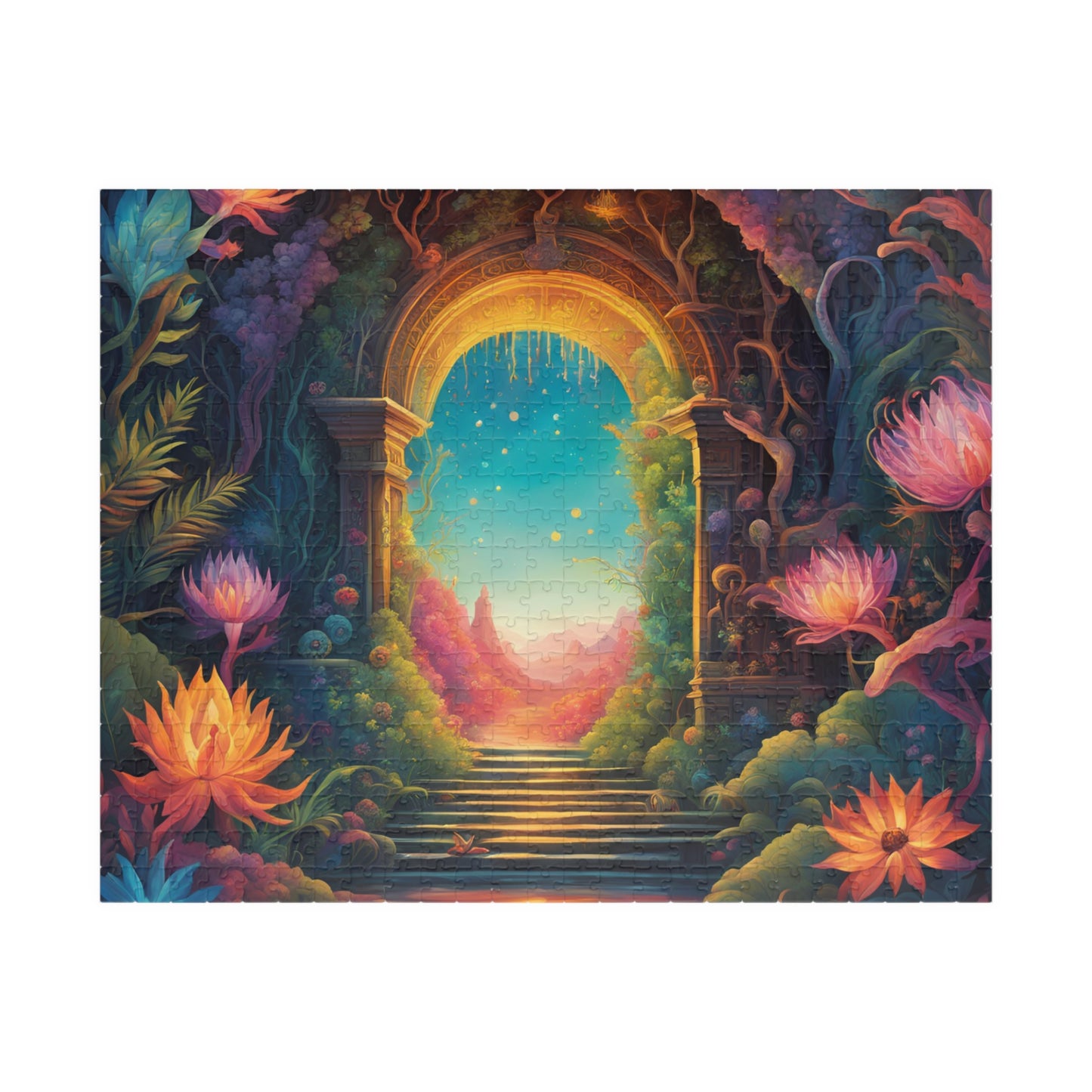Fantasy Landscape Jigsaw Puzzle, Another World Portal 252 520 1014-Piece, Meditation Activity Stress Relief Game, Puzzle Lover Enthusiast 520 pcs (Horizontal) Puzzle The Puzzle Chest