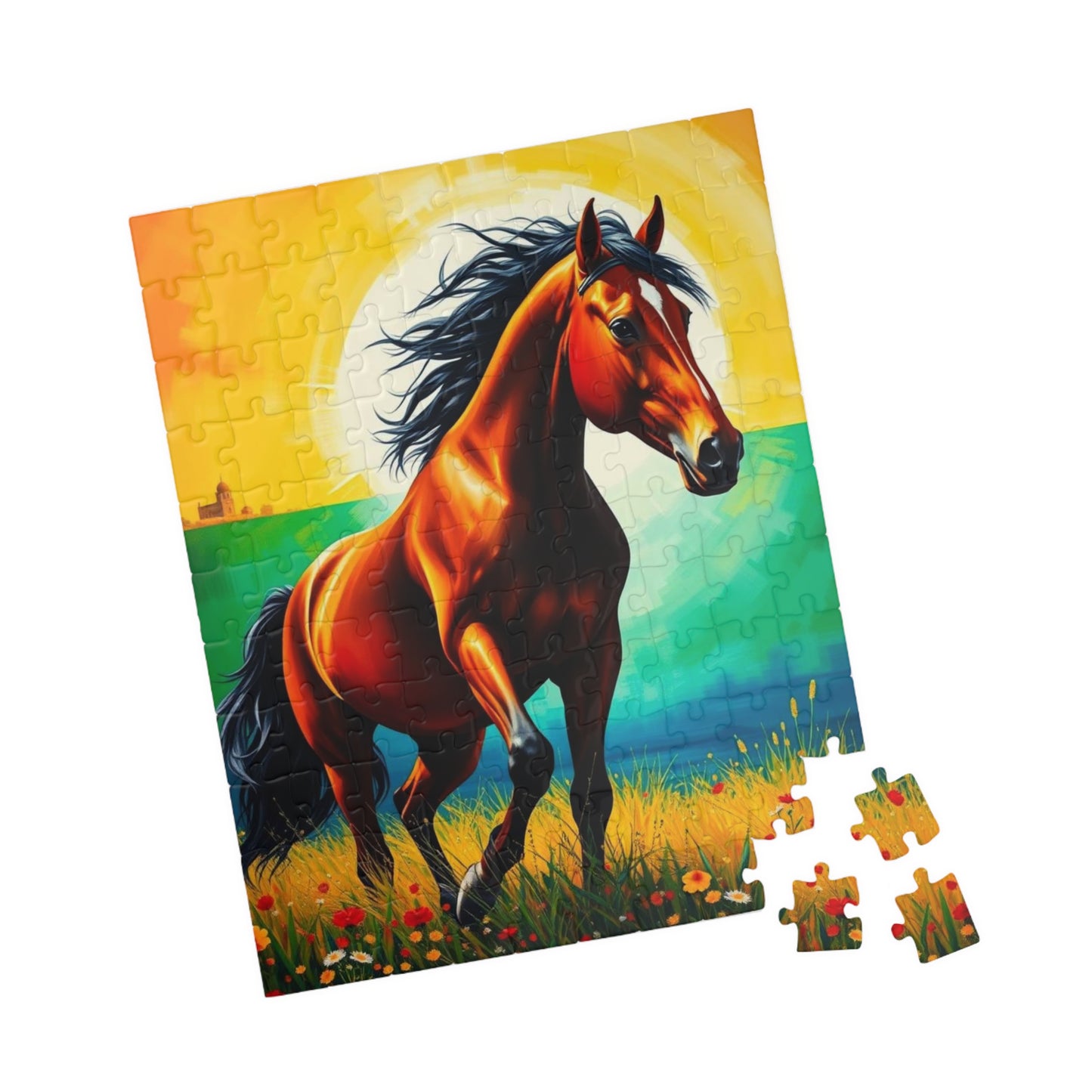 Majestic Horse Puzzle - 110 to 1014-piece Nature Theme Adult Jigsaw Game, Perfect Gift for Animal Lover Equestrian, Indoor Family Activity Puzzle The Puzzle Chest