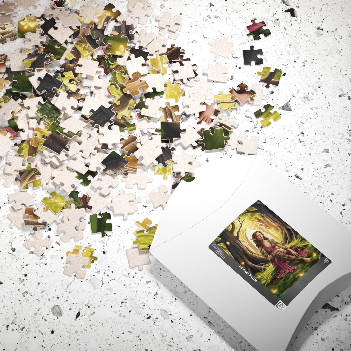 Forest Nymph Jigsaw Puzzle, Mythical Creature Woodland Tabletop Game, Fantasy Lover Gift, Relaxing Hobby, Mindfulness Activity, Nature Puzzle The Puzzle Chest