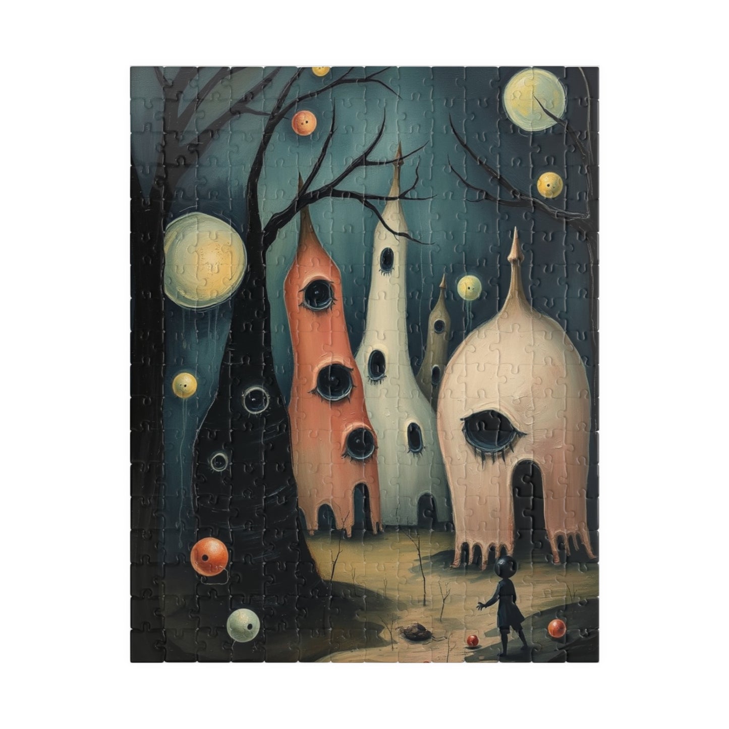 Whimsical Art Puzzle - Enchanting Dreamscape, 110-1014 pieces, Perfect Gift for Art Lovers, Family Fun Activity, Unique Home Entertainment 252 pcs (Vertical) Puzzle The Puzzle Chest