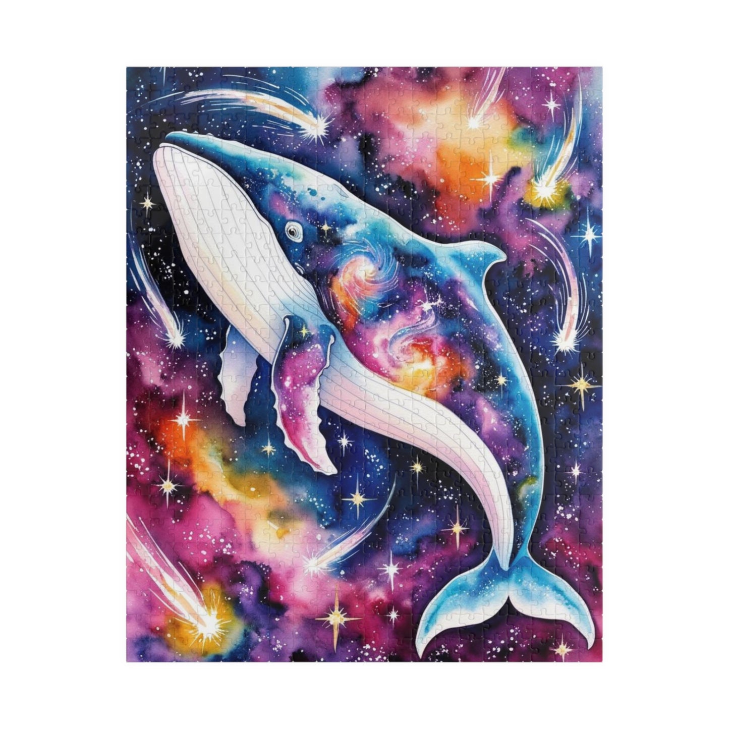 Space Animal Puzzle, Cosmic Whale Jigsaw, Starry Nebulae Game, Galaxy Puzzle Gift, Astronomical Fun Family Entertainment, Puzzle Enthusiasts 520 pcs (Vertical) Puzzle The Puzzle Chest