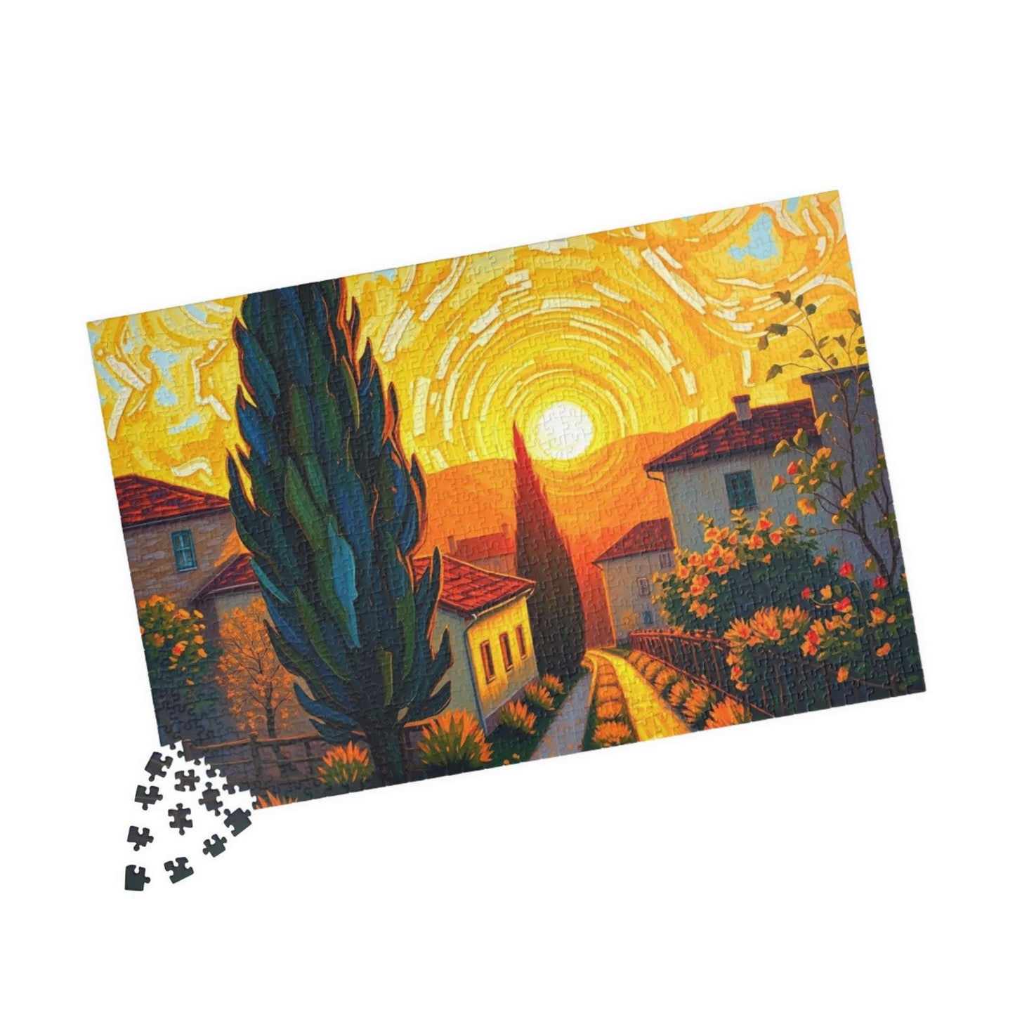 Sunset Serenity Landscape Puzzle, 110-1014 Piece Jigsaw Puzzle for Adult, Gift for Friend, Family Fun Game Night, Relaxation Activity, Peace Puzzle The Puzzle Chest