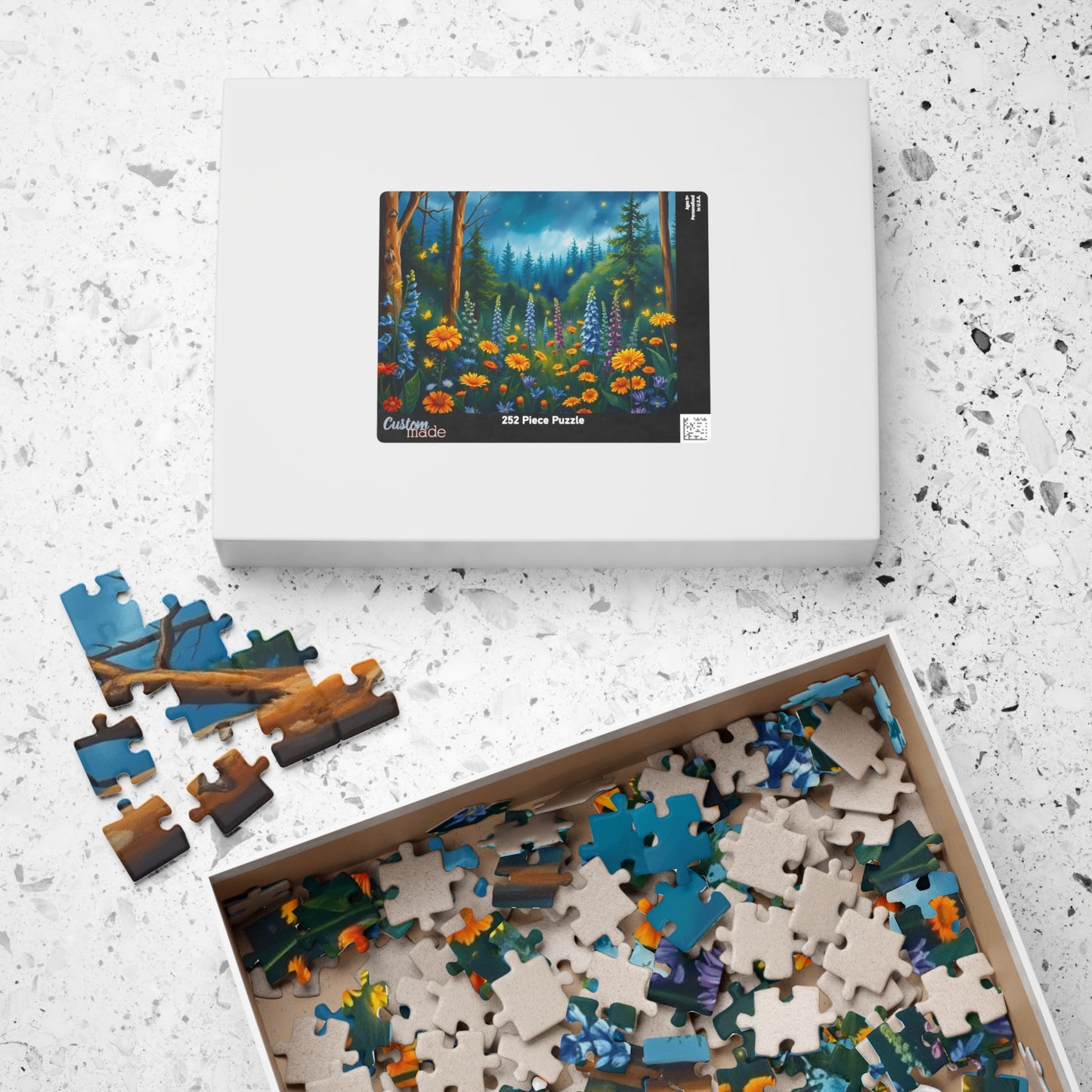 Flower Garden Landscape Puzzle | Nature Lover Gift, Family Activity, Eco-Friendly Game, Holiday Birthday Puzzle Enthusiast Hobbyist Present Puzzle The Puzzle Chest