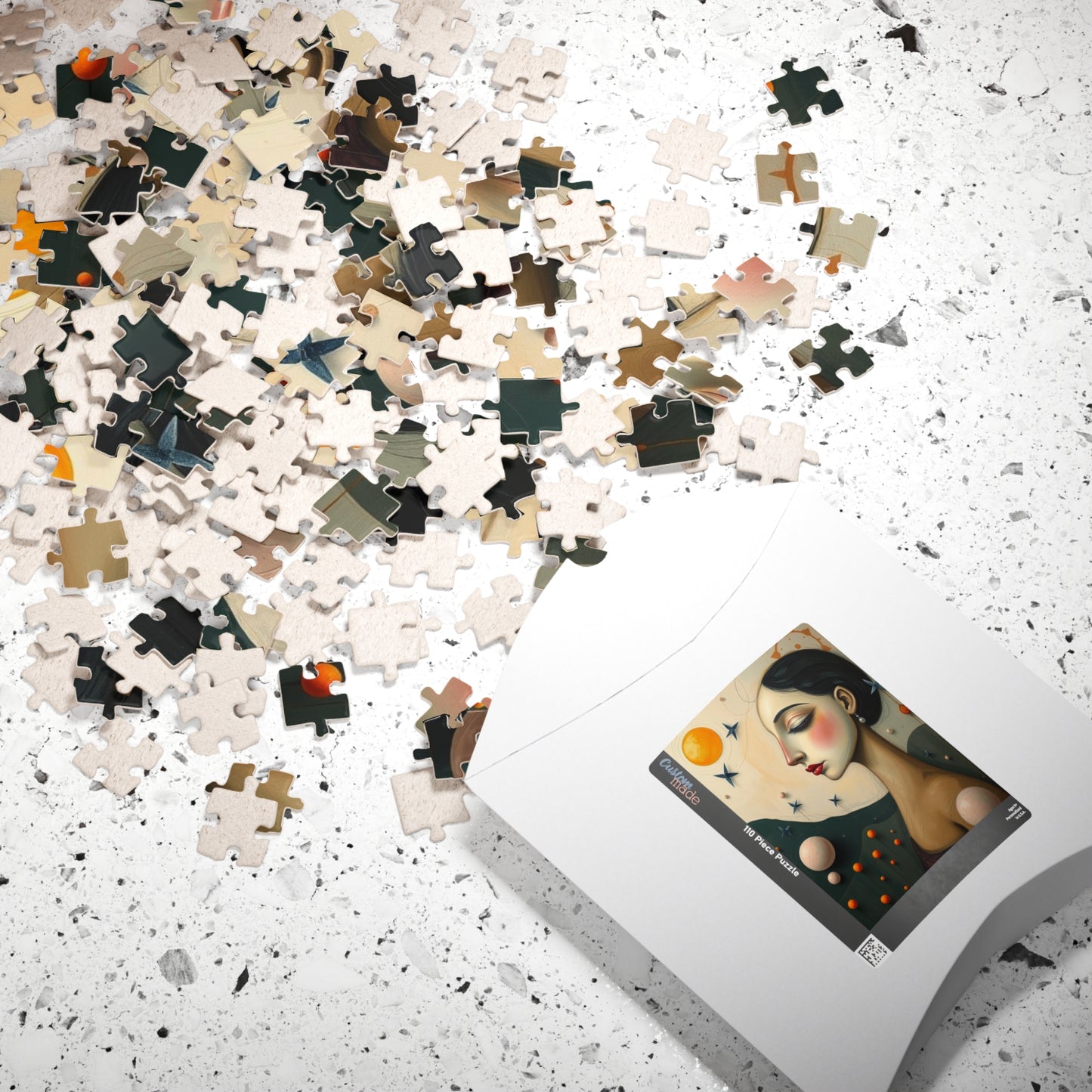 Artistic Portrait Jigsaw Puzzle - Surreal Home Entertainment, Relaxation Activity, Gift for Art Lovers, Mindfulness Activity, Family Fun Puzzle The Puzzle Chest