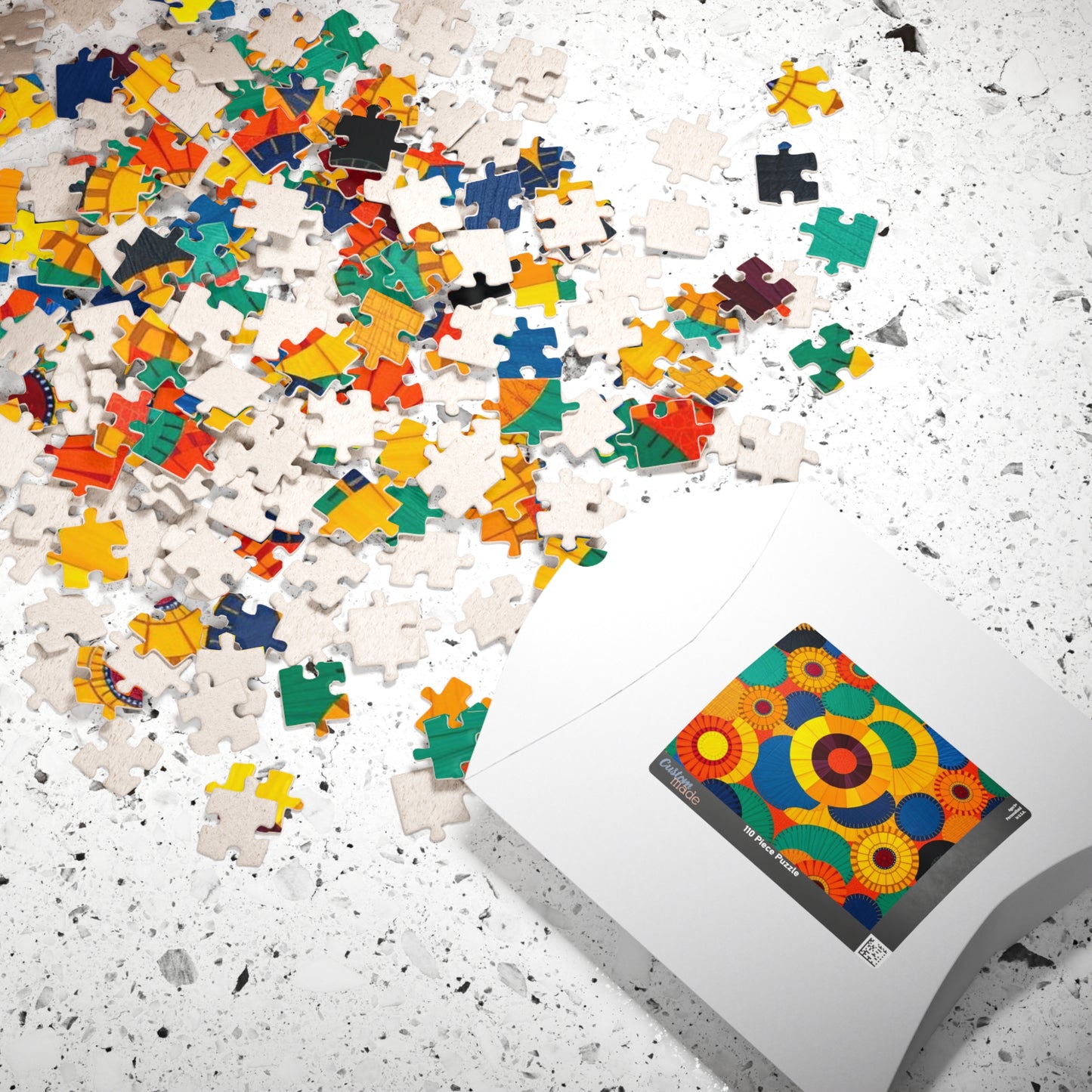 Colorful Abstract Jigsaw Puzzle Game for Adults, Perfect Family Activity, Home Entertainment, Gift for Puzzle Lover, Art Enthusiast Puzzle The Puzzle Chest