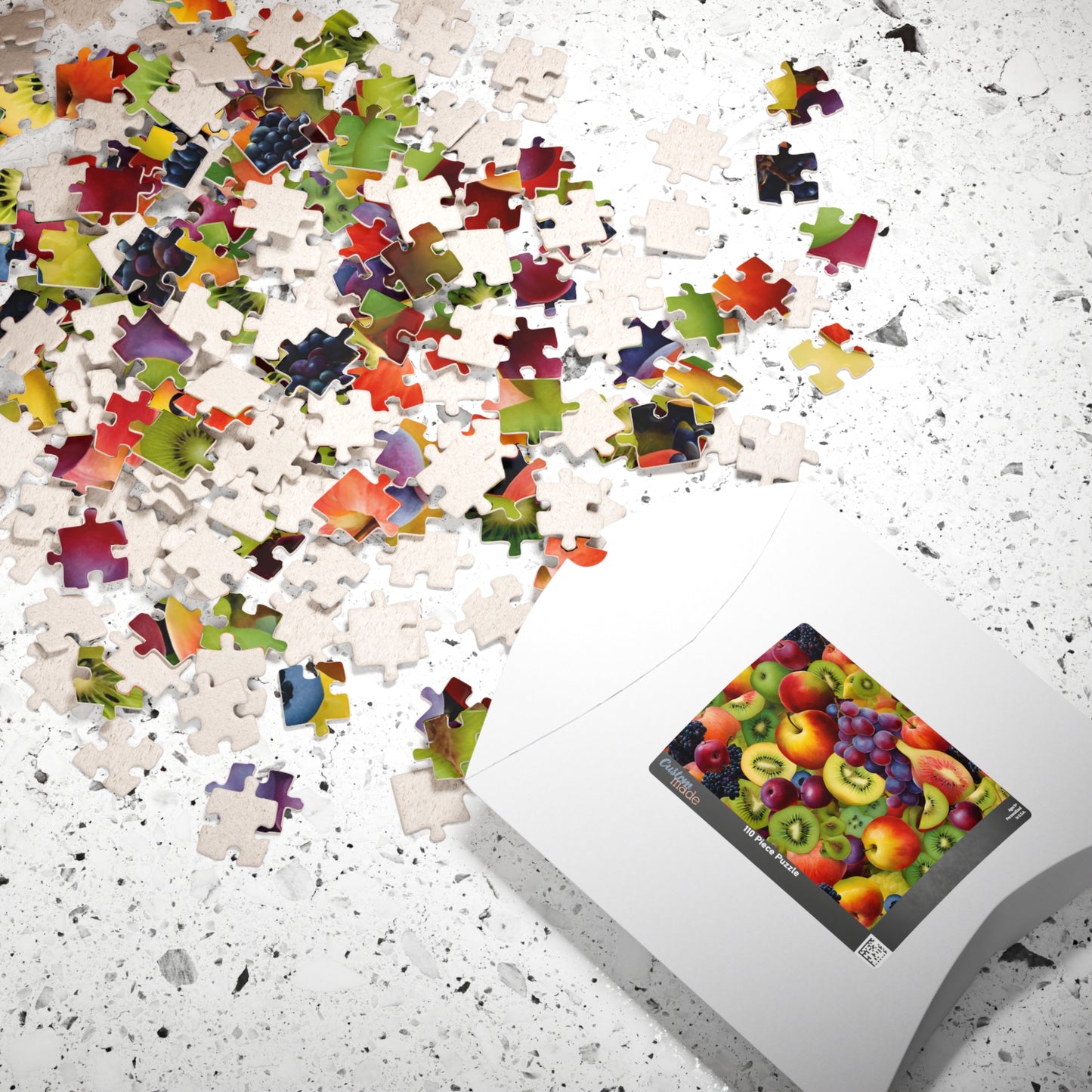 Chaotic Fruit Jigsaw Puzzle - Colorful Collage, 110 252 520 1014 Piece, Fruit Lover Gift for Friends, Family Activity, Creative Hobby Puzzle The Puzzle Chest