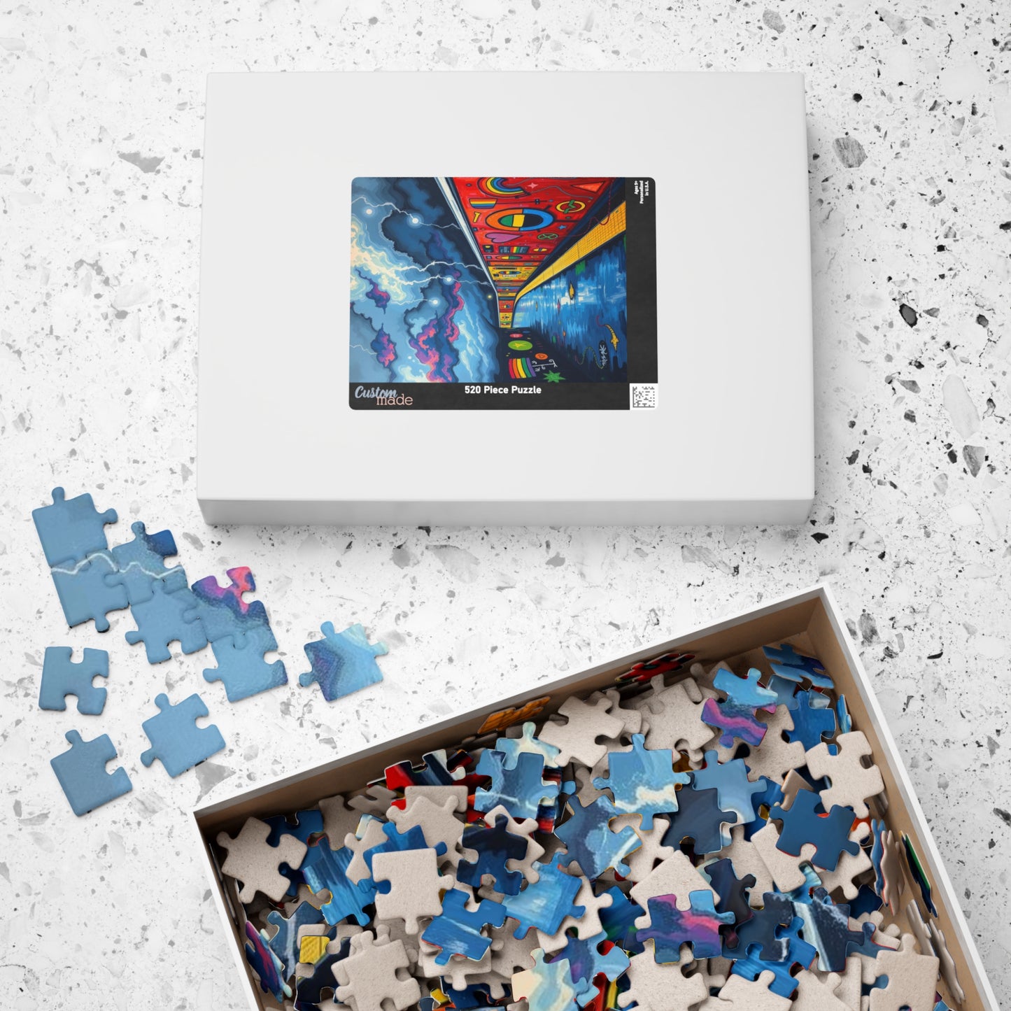 Colorful Urban Art Puzzle - 110, 252, 520, 1014 Pieces LGBTQ+ Jigsaw Game for Adults, Perfect Gift for Puzzle Lovers, Family Game Night,