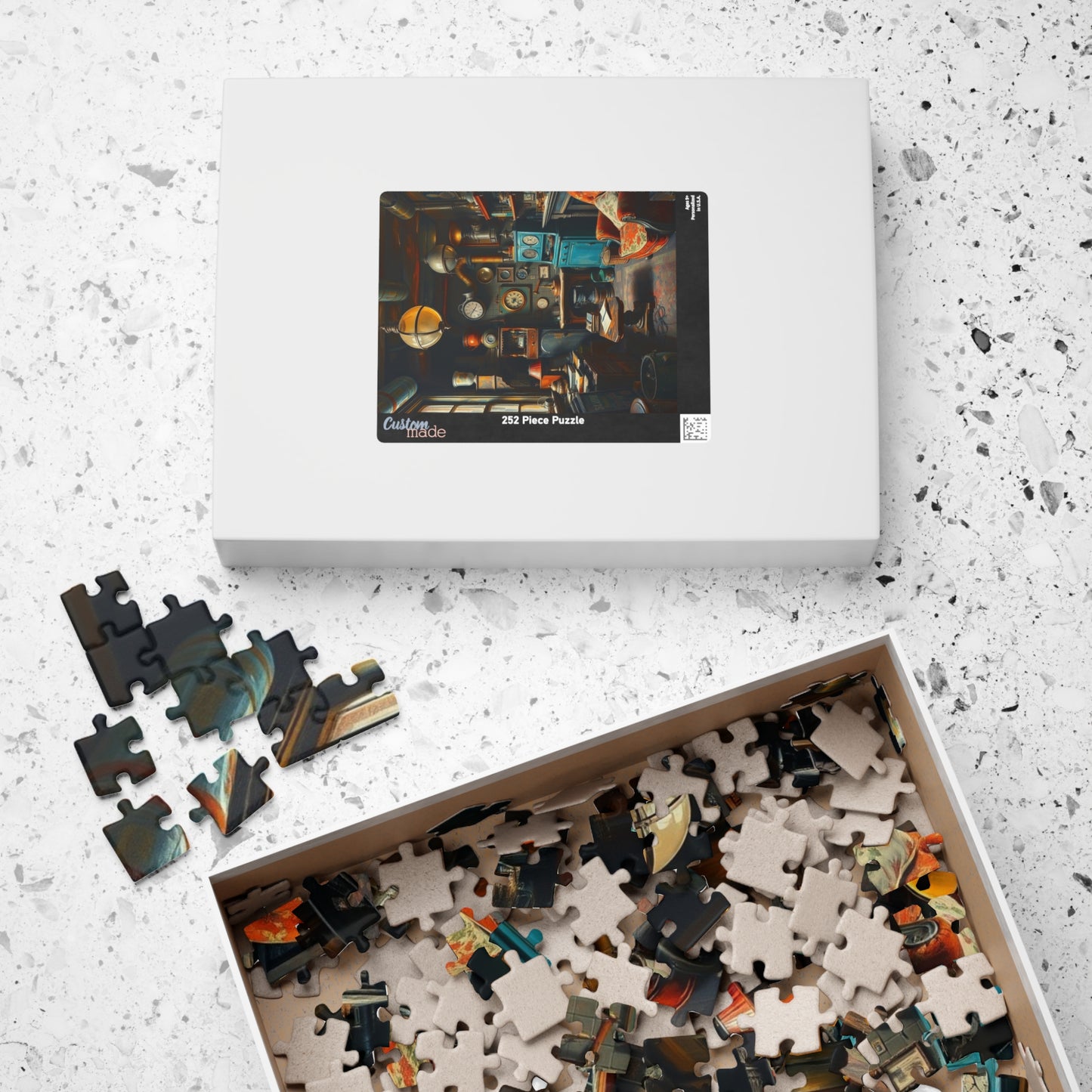 Cozy Steampunk Home Office Puzzle - 110, 252, 520, 1014-piece, Perfect for Family Night, Unique Gift for Puzzle Lovers, Relaxing Activity Puzzle The Puzzle Chest