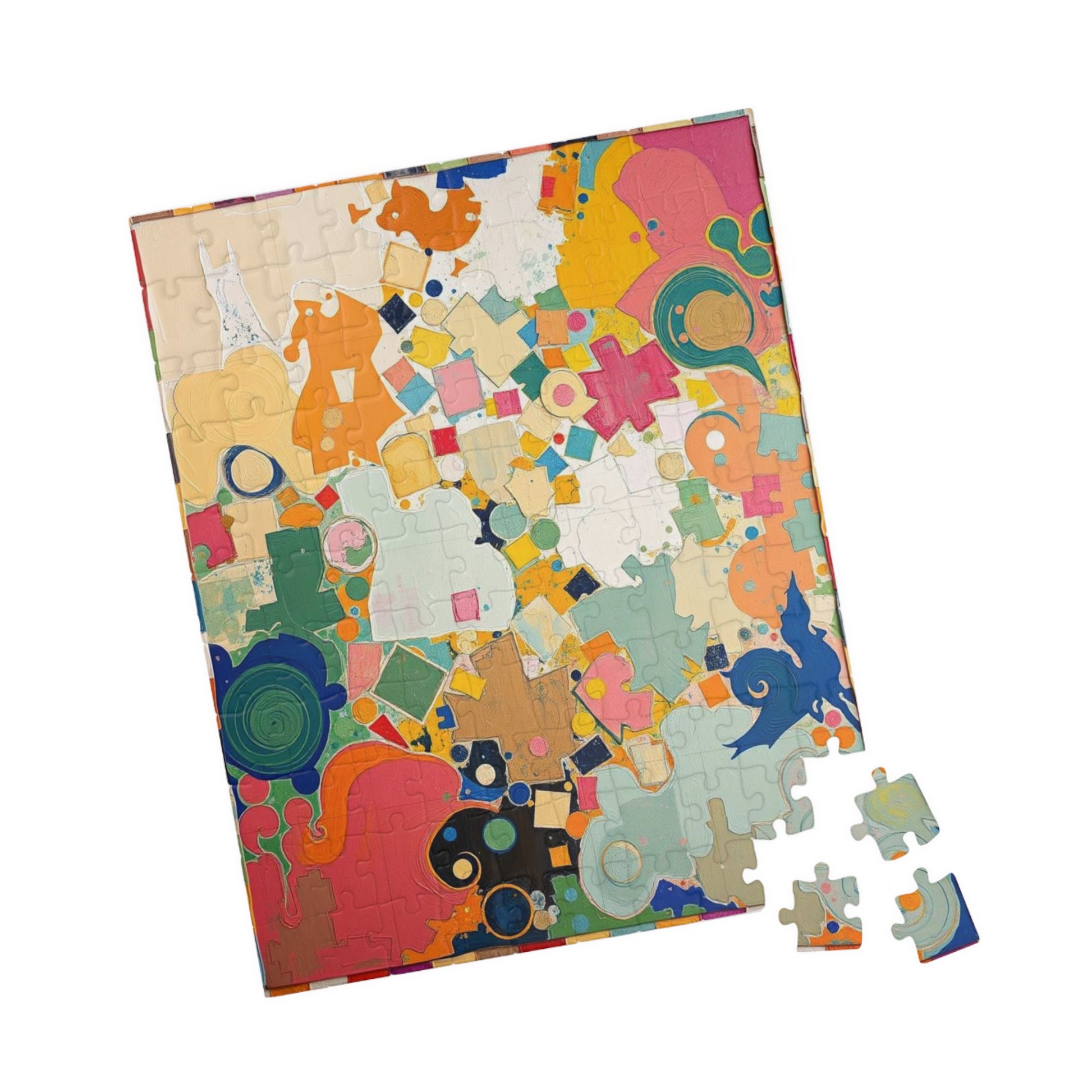 Colorful Abstract Jigsaw Puzzle for Unique Adult Gift Puzzle The Puzzle Chest