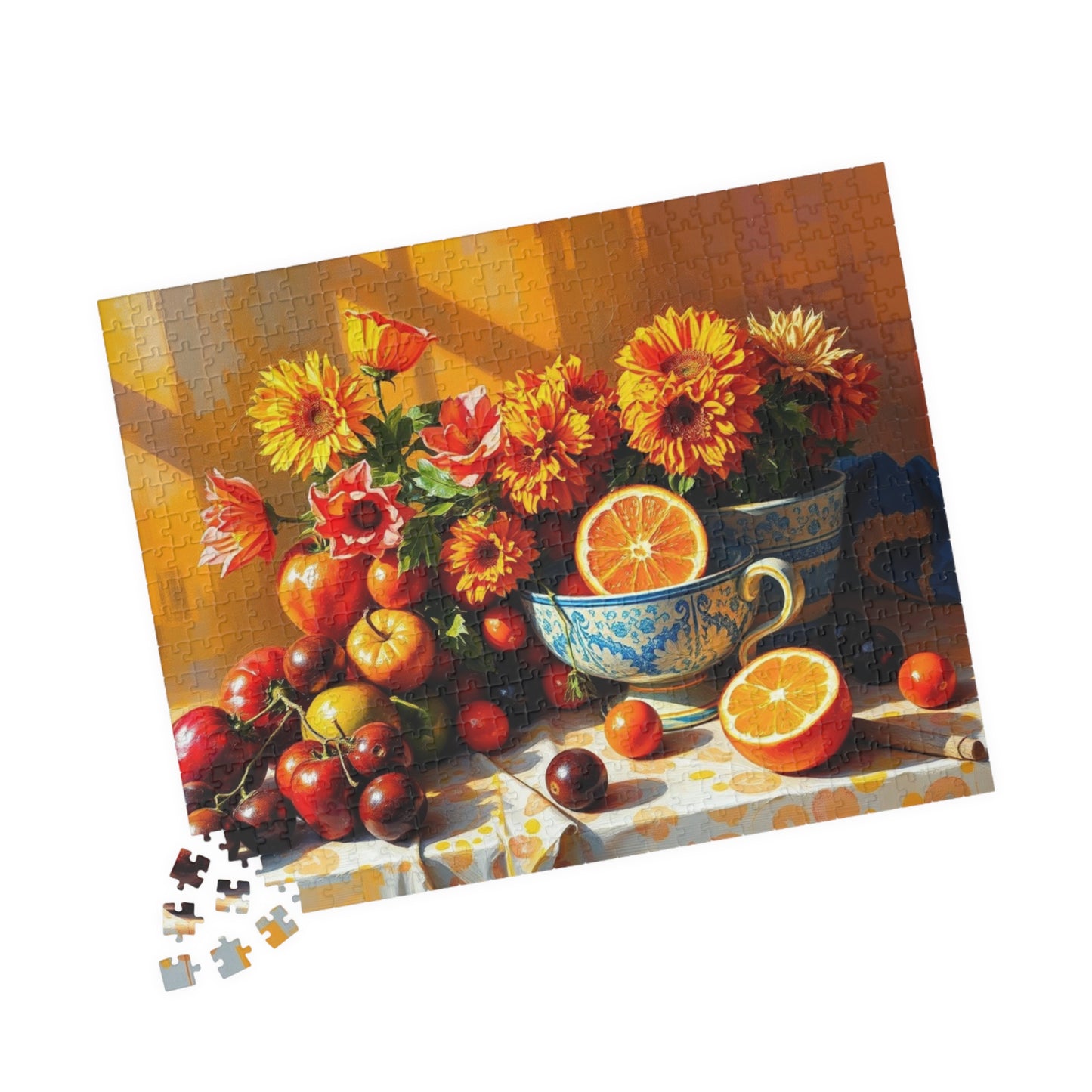 Floral Still Life Puzzle, Vintage Style Art Adult Jigsaw Game, Family Activity Home Entertainment, Gift for Garden Lover, Puzzle Enthusiast Puzzle The Puzzle Chest
