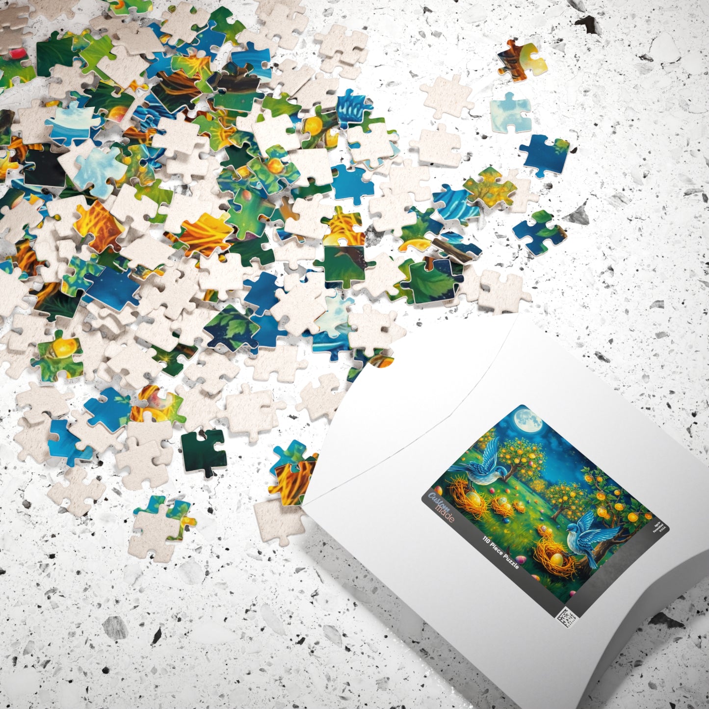 Colorful Easter Nest Jigsaw Puzzle for Adults, Perfect for Family Fun, Solo Entertainment, Mental Exercise, Holiday and Birthday Gifts Puzzle The Puzzle Chest