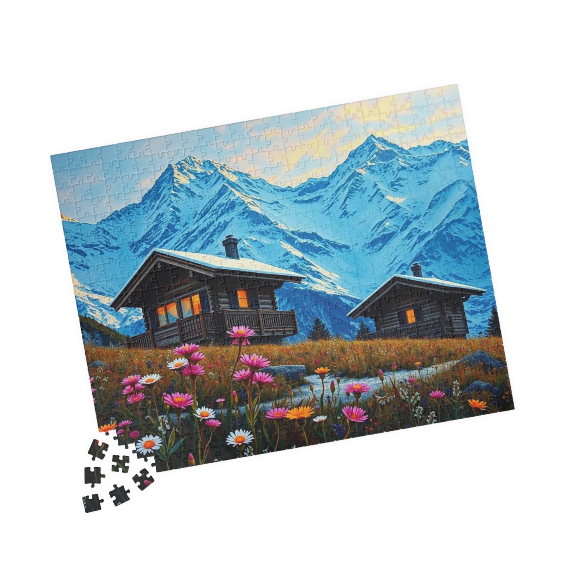 Scenic Mountain Puzzle | 110, 252, 520, 1014-piece | Family Activity, Gifts for Nature Lovers, Cozy Night In, Brain Teaser Fun, Puzzle The Puzzle Chest