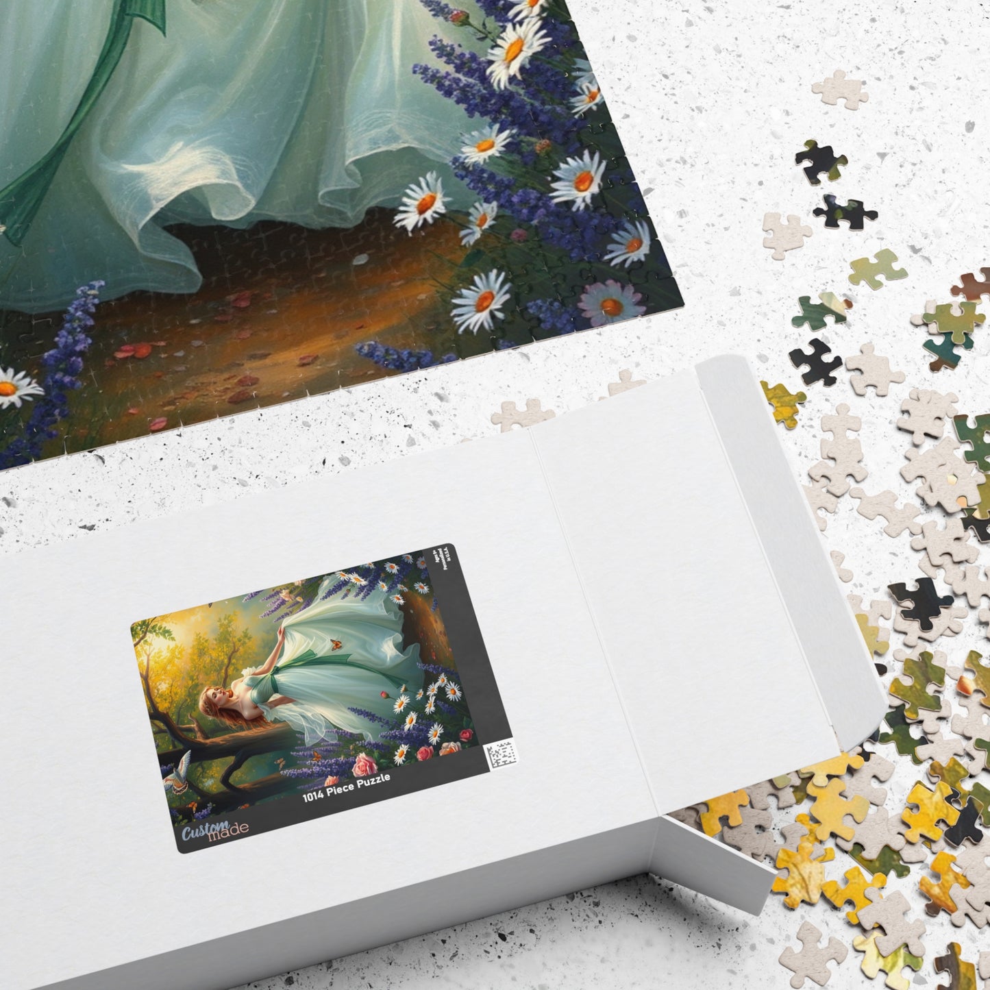 Heavenly Maiden Jigsaw Puzzle, Virgo Zodiac Sign Jigsaw Game, Beautiful Art Puzzle for Adults, Fantasy Lover Gift for Friends, Family Night Puzzle The Puzzle Chest
