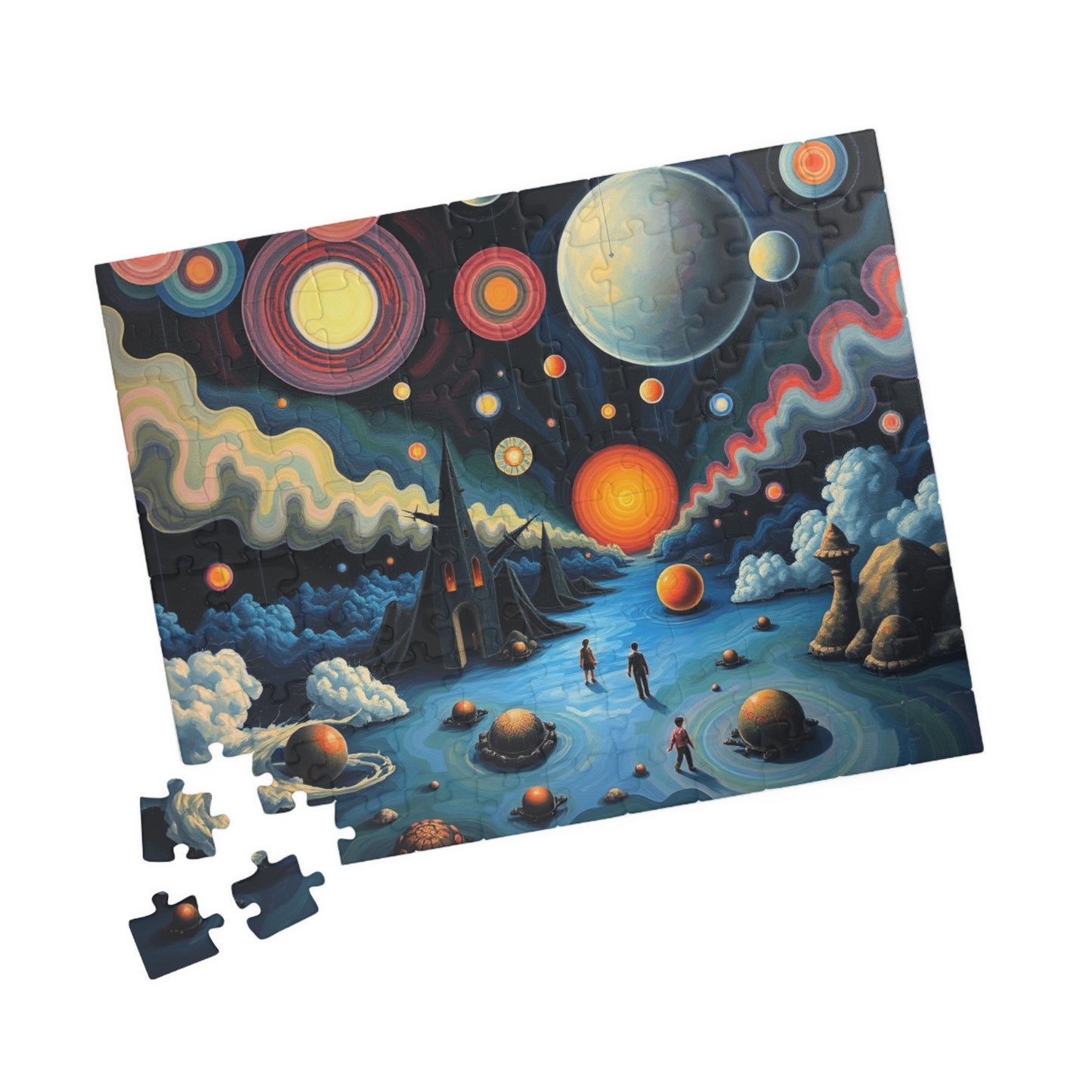 Cosmic Adventure Puzzle | Space Art Jigsaw for Adults | Relaxing Activity, Gift for Fantasy Lover Puzzle Enthusiast, Family Fun Puzzle The Puzzle Chest