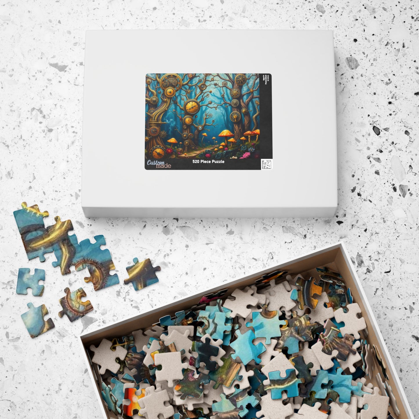 Whimsical Steampunk Puzzle - Enchanting Forest, Mind-Bending Fun, Perfect Gift for Puzzle Lovers, Collectible Art Piece, Family Activity Puzzle The Puzzle Chest