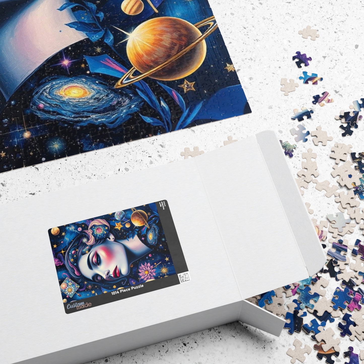 Celestial Elements Puzzle, Space-Themed Jigsaw Game, Family Activity, Quiet Pastime, Unique Gift for Space Lover Puzzle Enthusiast, Hobby Puzzle The Puzzle Chest