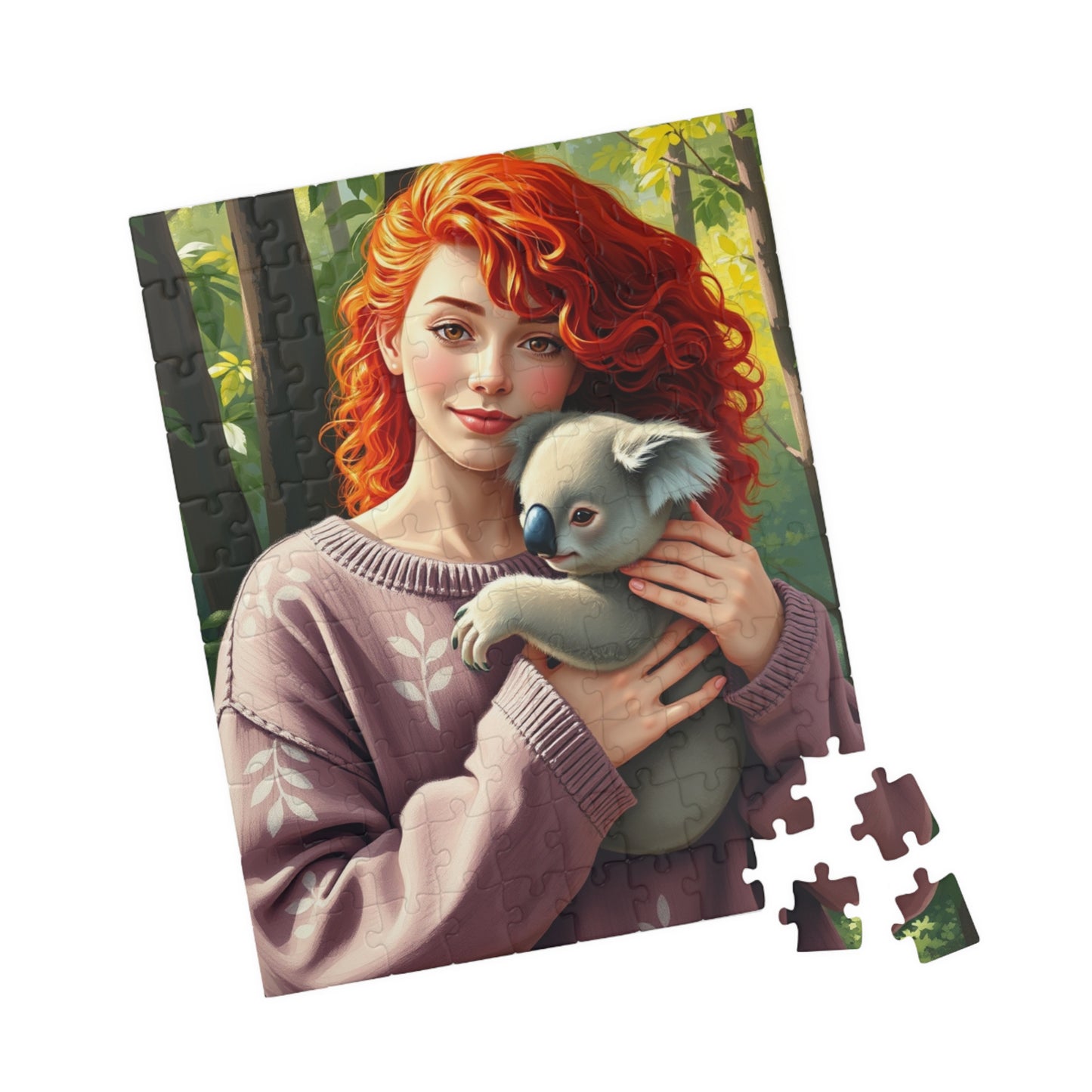 Koala Jigsaw Puzzle, Nature Wildlife Animal Theme Puzzle for Adults, Family Game Night Solo Fun, Gift for Friend, Relaxing Activity Puzzle The Puzzle Chest
