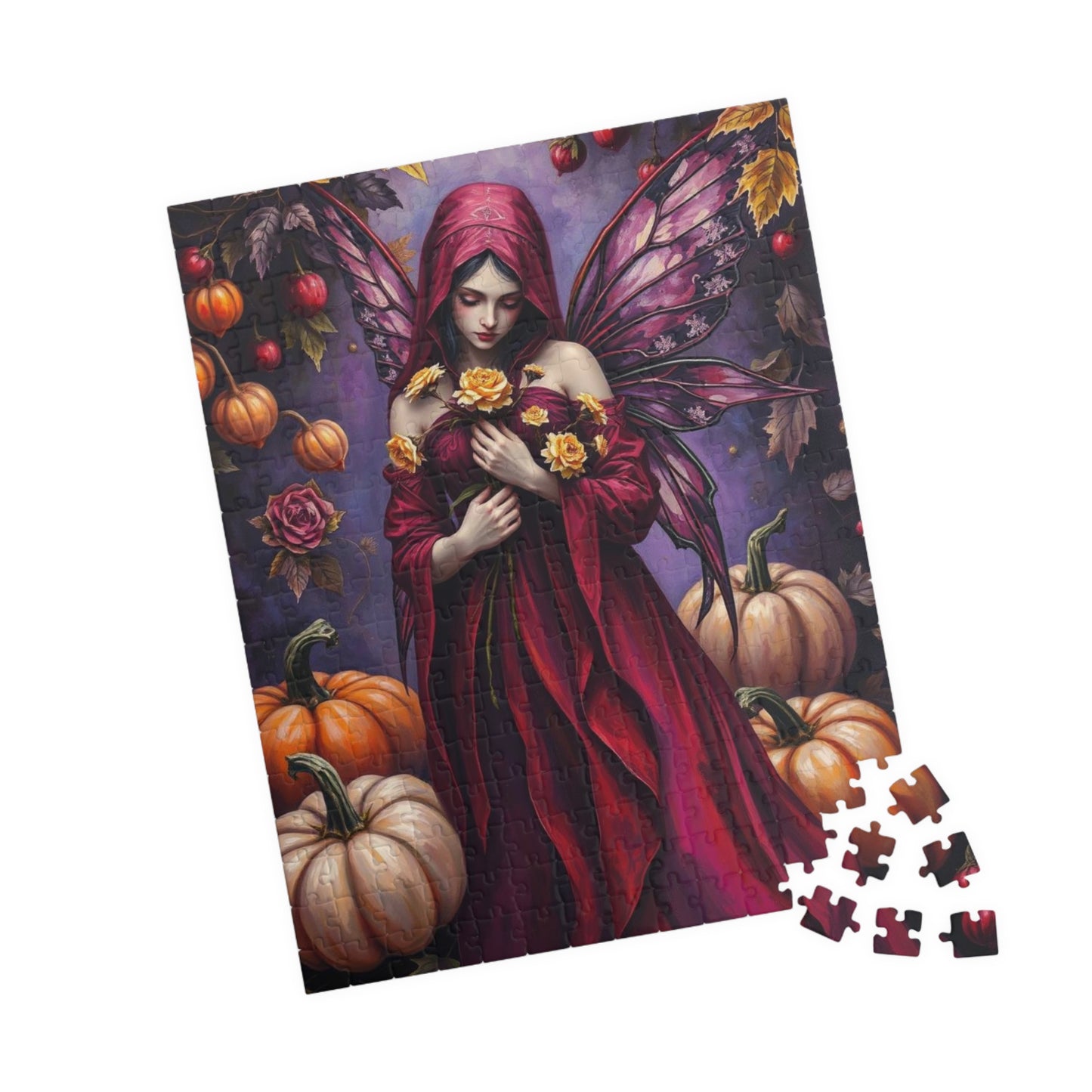 Withering Garden Fairy Jigsaw Puzzle, 110-1014 Piece Autumn Mythical Game for Family Activity, Puzzle Lover Gift, Halloween, Fantasy Art Puzzle The Puzzle Chest