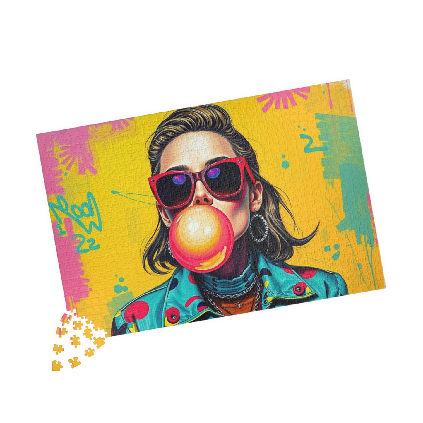 Retro Pop Art Jigsaw Puzzle | Fun Gift for Adults, Home Entertainment, Unique Collectible, Great for Parties and Family Nights Puzzle The Puzzle Chest