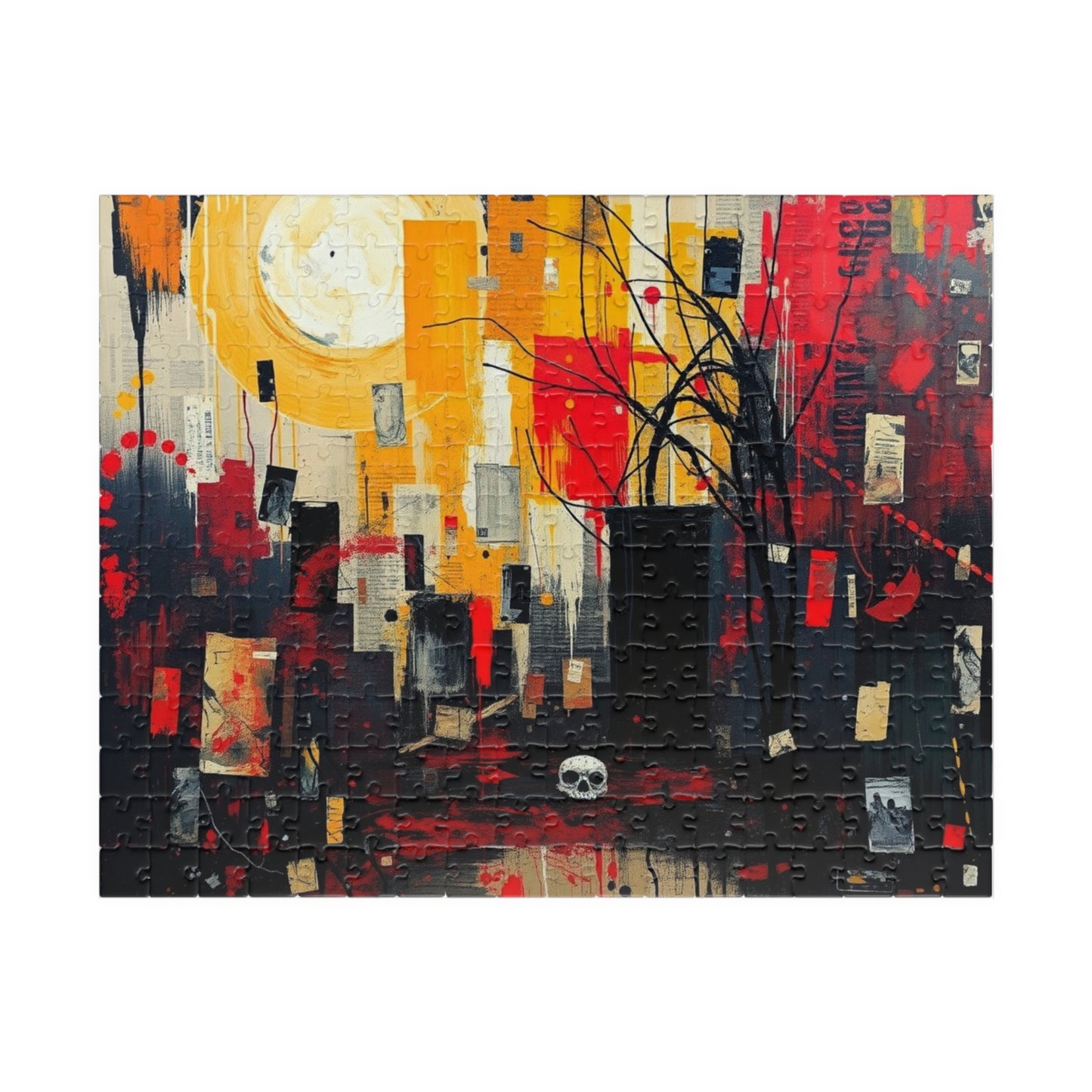 Artistic Abstract Jigsaw Puzzle, Unique Gift for Adult Puzzle Lovers and Art Enthusiasts, Mindfulness Activity, Great for Family Game Night 252 pcs (Horizontal) Puzzle The Puzzle Chest