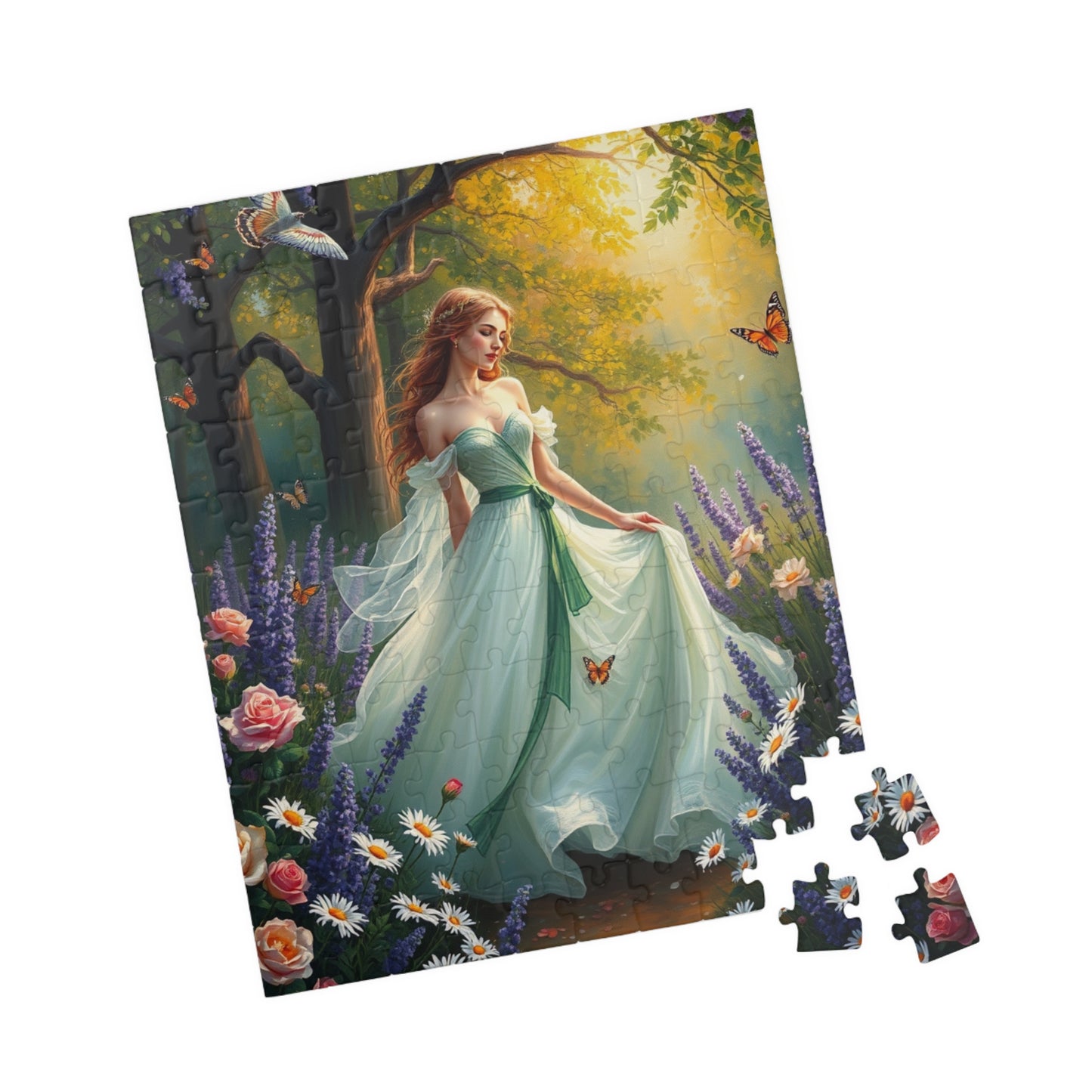 Heavenly Maiden Jigsaw Puzzle, Virgo Zodiac Sign Jigsaw Game, Beautiful Art Puzzle for Adults, Fantasy Lover Gift for Friends, Family Night Puzzle The Puzzle Chest