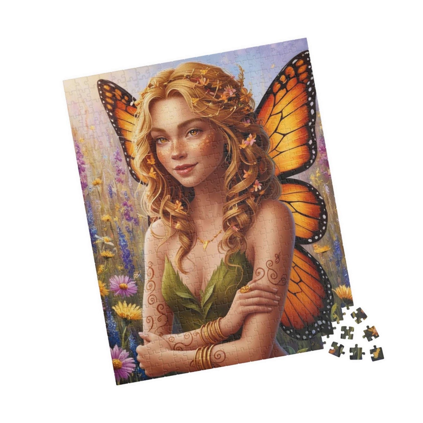 Enchanting Fairy Puzzle, Beautiful Art Nature Theme Jigsaw Game, Friend Gift for Fantasy Lover, Family or Solo Fun Indoor Activity, Relaxing Puzzle The Puzzle Chest