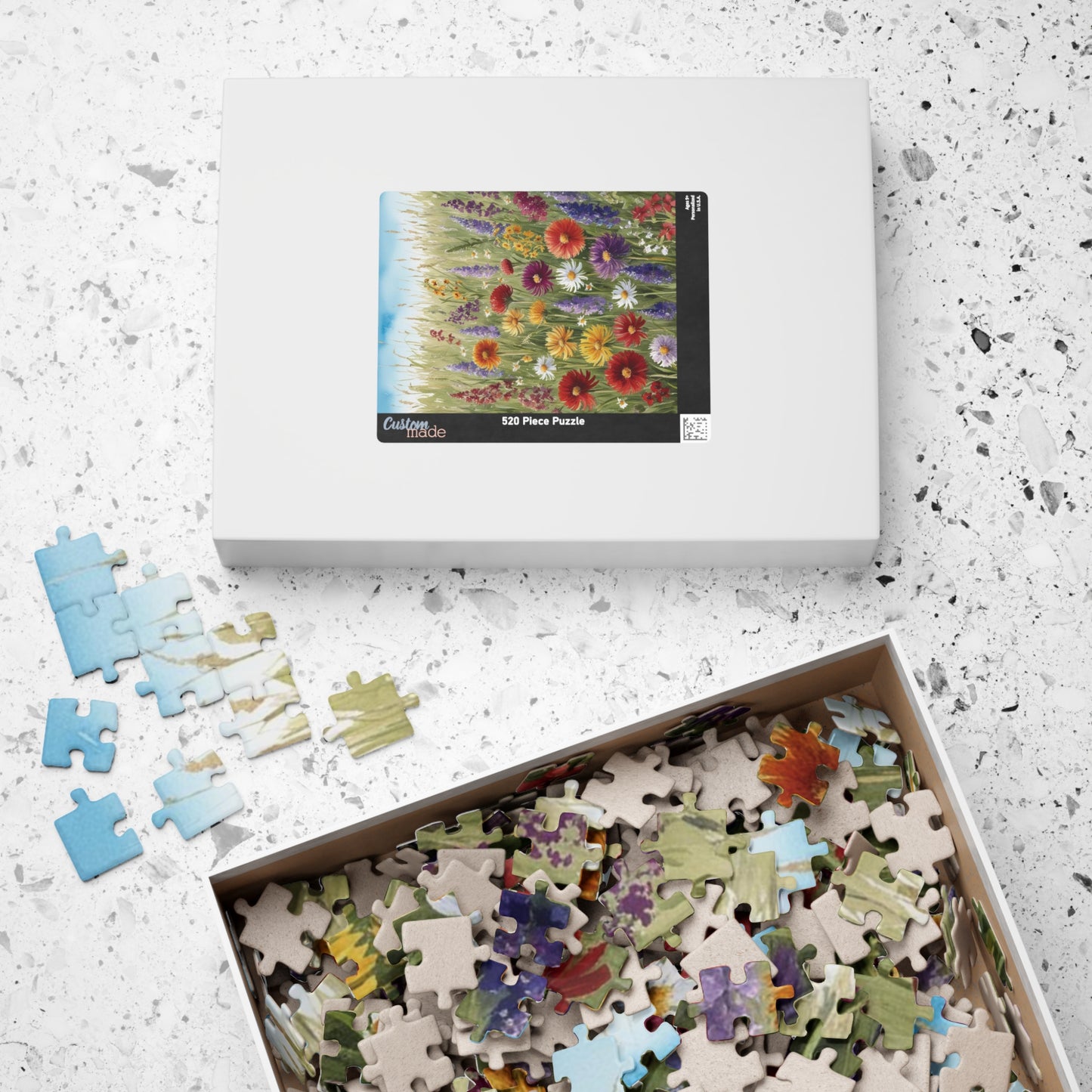 Wildflower Meadow Jigsaw Puzzle for Adult Home Entertainment, 110-1014 Piece, Gift for Puzzle Loving Friends, Family Game Night, Creative Leisure Activity Puzzle The Puzzle Chest