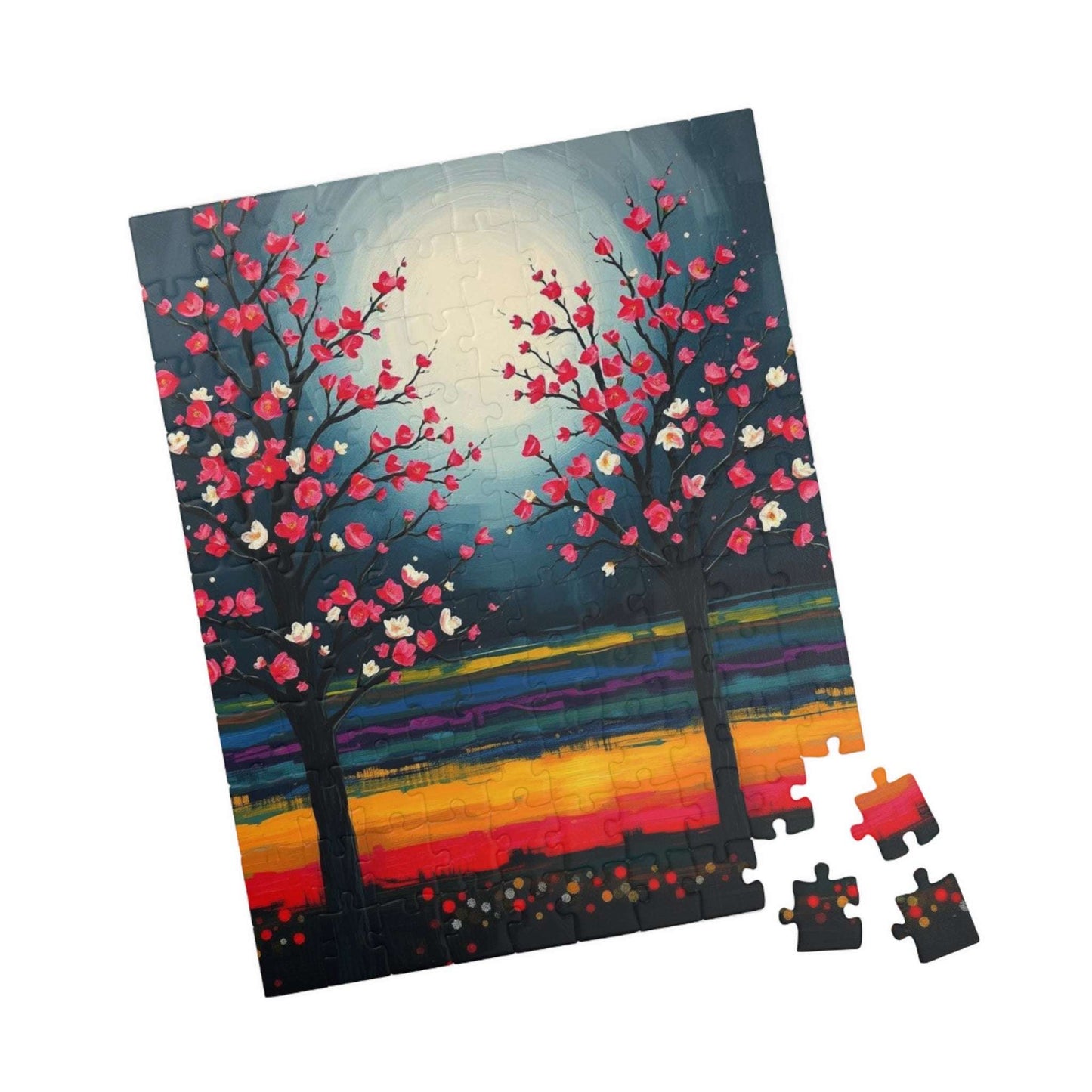 Colorful Landscape Jigsaw Puzzle, Home Activity, Gift for Nature Lover and Friends, Family Game Night Brain Teaser, Unique Wall Art Puzzle The Puzzle Chest