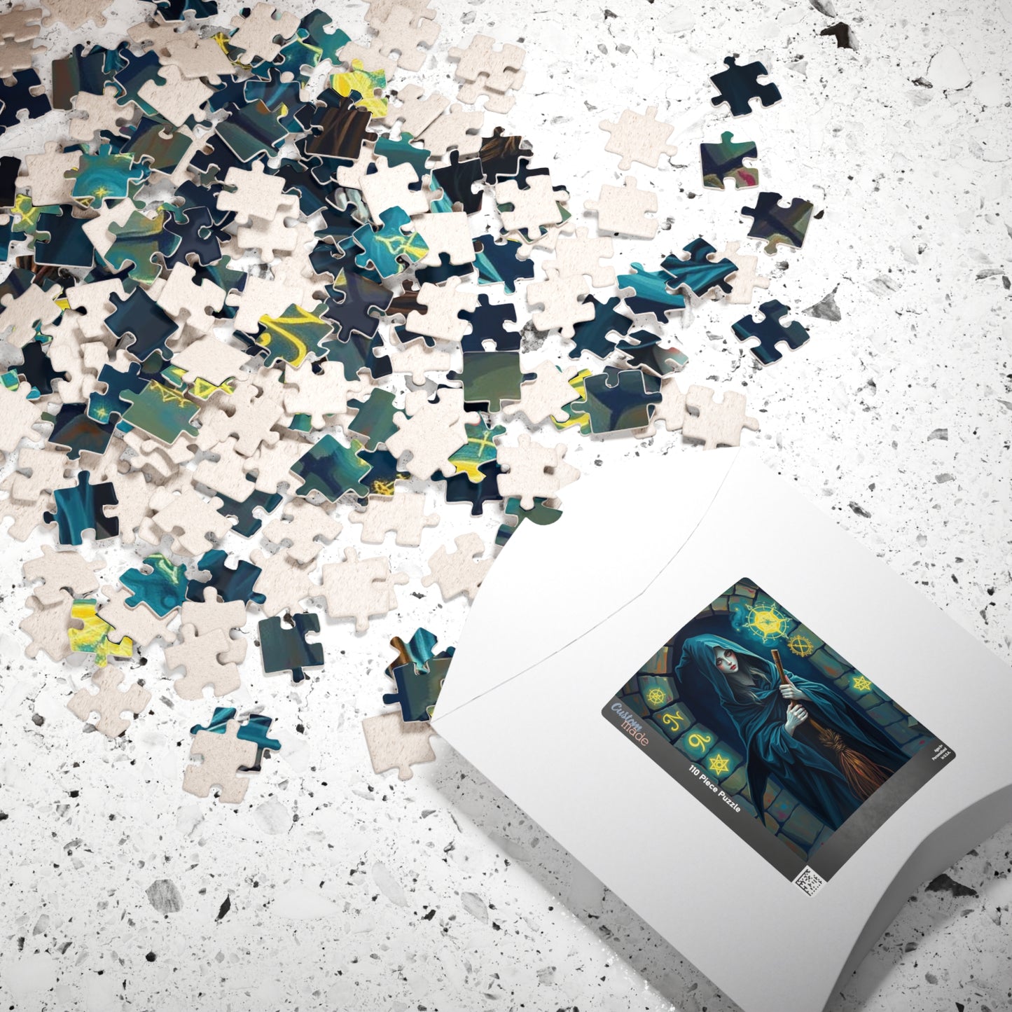 Witchfire Stone Circle - Mystical Witch Puzzle, Enchanting Jigsaw for Family Game Night Halloween Gift for Puzzle Lover Home Entertainment