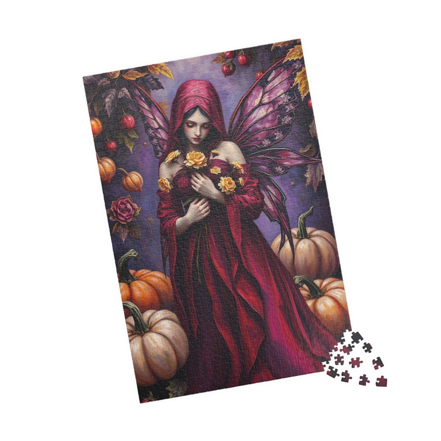 Withering Garden Fairy Jigsaw Puzzle, 110-1014 Piece Autumn Mythical Game for Family Activity, Puzzle Lover Gift, Halloween, Fantasy Art Puzzle The Puzzle Chest