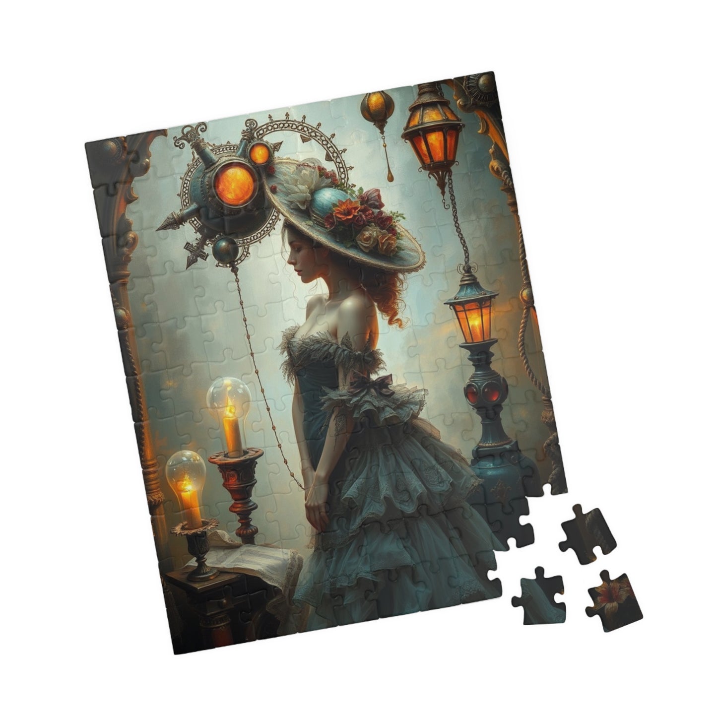 Steampunk Puzzle: Enchanting Design for Puzzle Lovers, Frameable Decor, Gift for Art Lover, Family Game Night Activity, Unique Art Piece Puzzle The Puzzle Chest