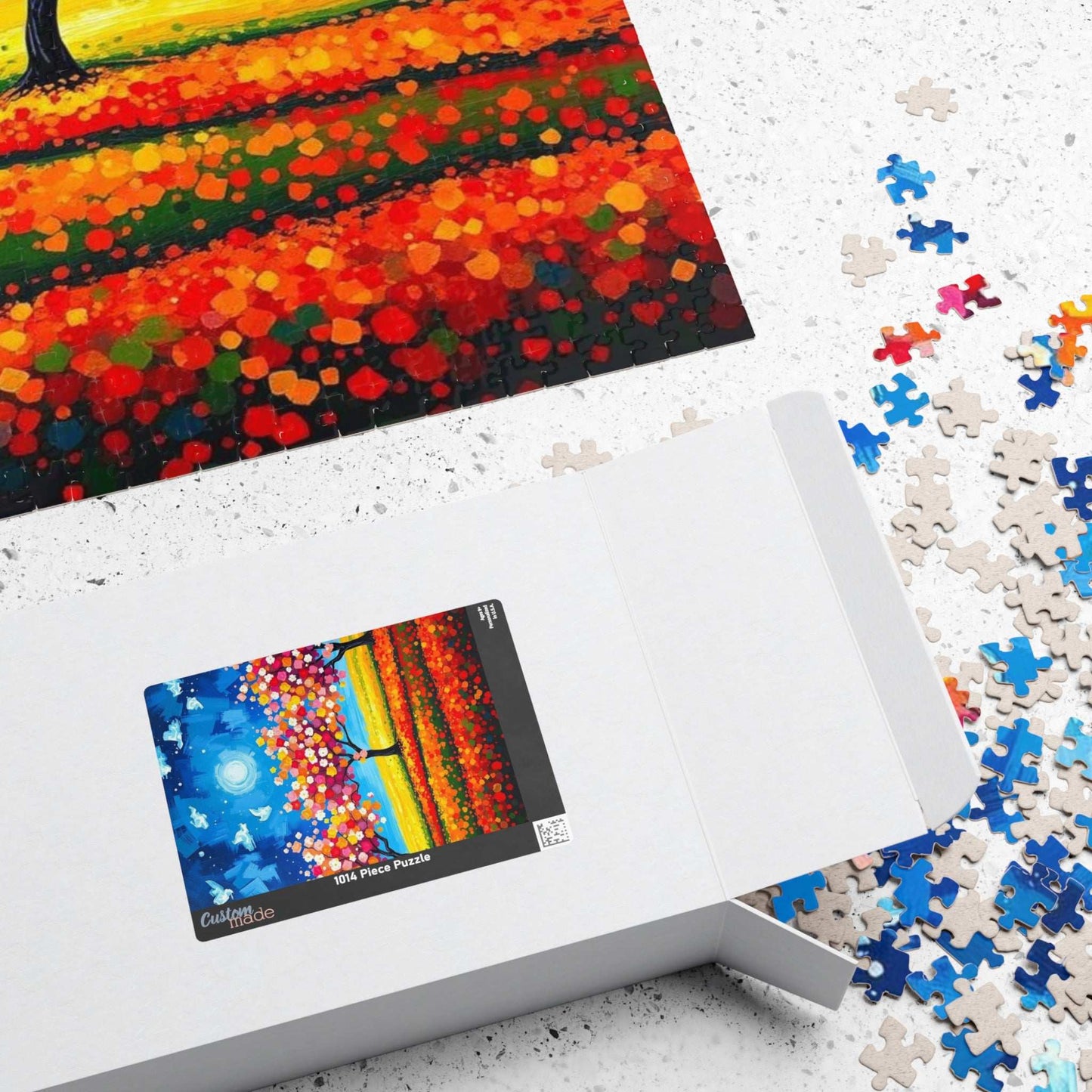 Colorful Fall Trees Puzzle | 110, 252, 520, 1014-piece Autumn Landscape Jigsaw | Best Gift for Nature Lovers, Puzzle Enthusiasts, Family Fun Puzzle The Puzzle Chest