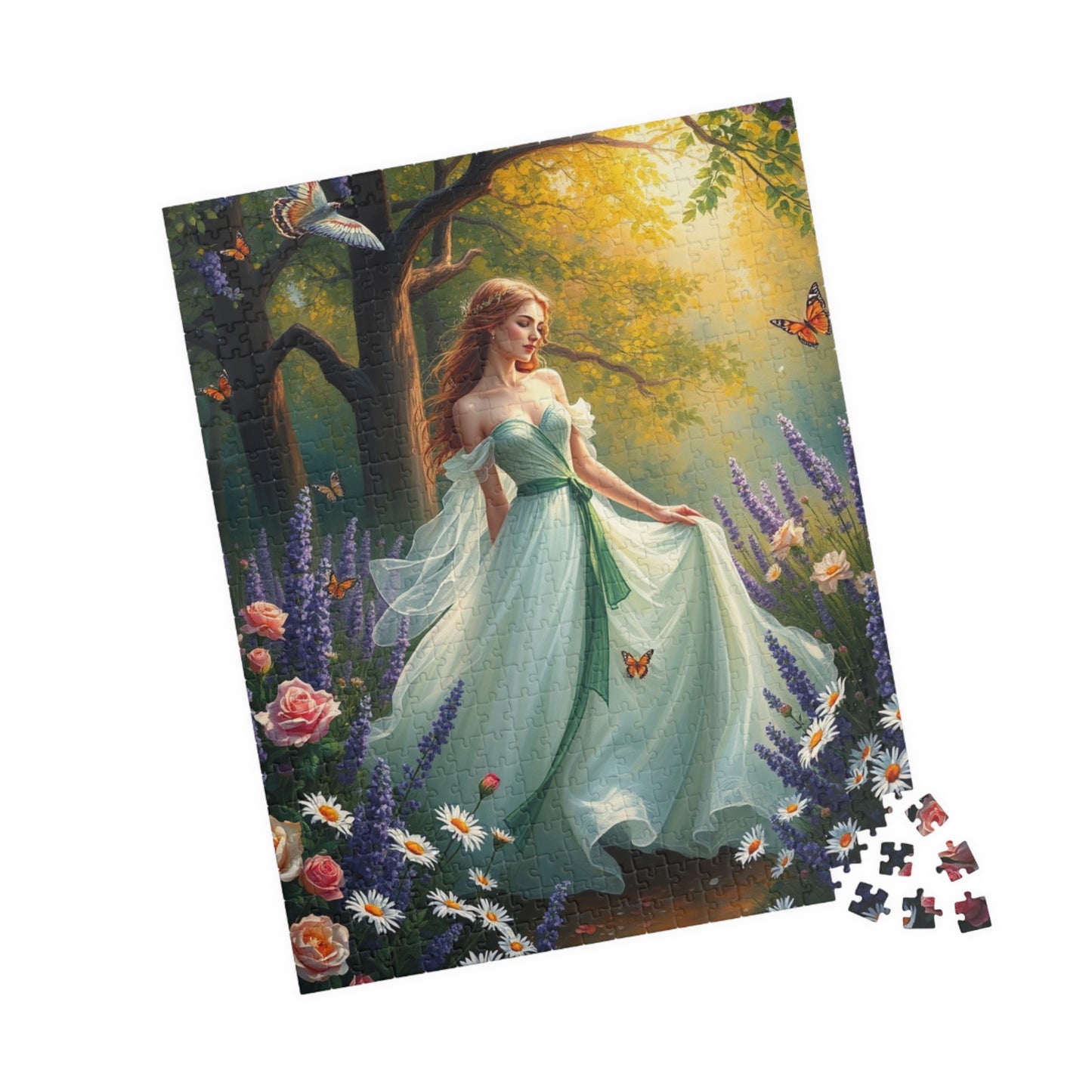 Heavenly Maiden Jigsaw Puzzle, Virgo Zodiac Sign Jigsaw Game, Beautiful Art Puzzle for Adults, Fantasy Lover Gift for Friends, Family Night Puzzle The Puzzle Chest