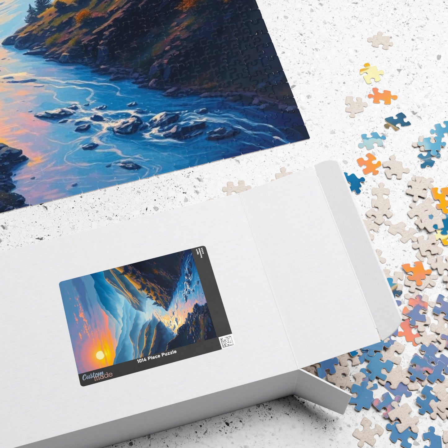 Serene Landscape Puzzle - 110/252/520/1014-piece, Nature Lover's Gift, Relaxing Activity, Family Fun, Mindfulness Toy Puzzle The Puzzle Chest
