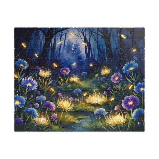 Enchanting Floral Jigsaw Puzzle, Perfect for Nature Lovers, Family Game Night, Gifts, Quiet Home Entertainment, Cozy Evenings 110 pcs (Horizontal) Puzzle The Puzzle Chest