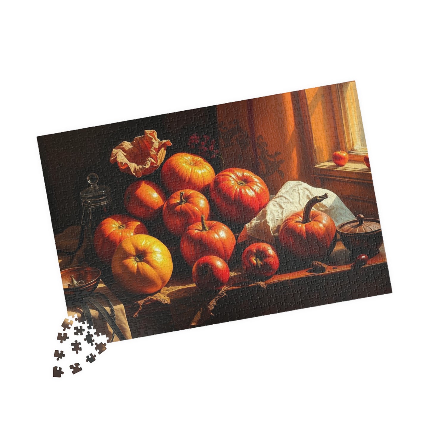 Fall Harvest Still Life Jigsaw Puzzle, Autumn Vintage Style Art Design, Seasonal Cozy Family Activity, Best Puzzle Lover Gift, Thanksgiving Puzzle The Puzzle Chest